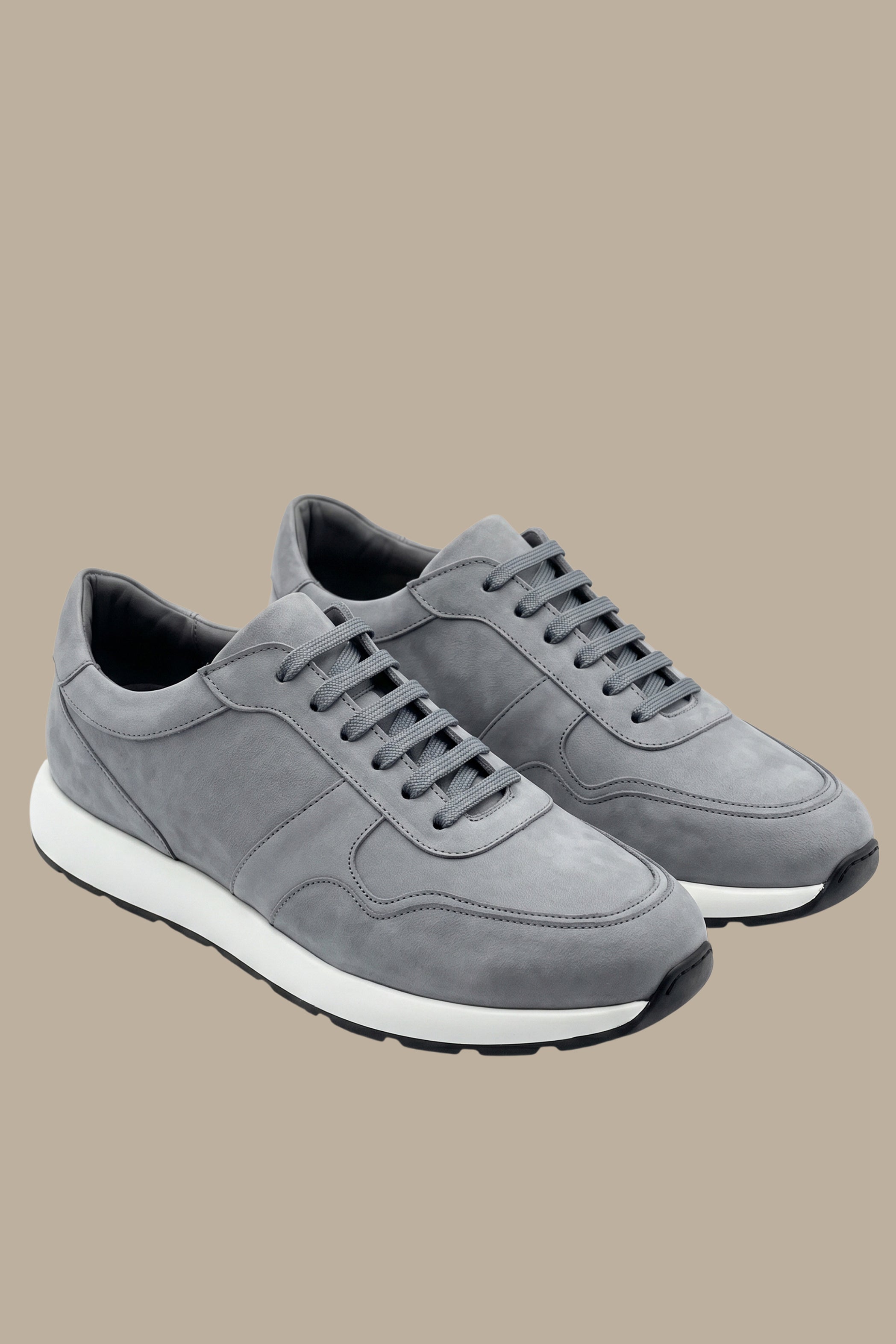 Low-Cut Nubuck Casual Trainer