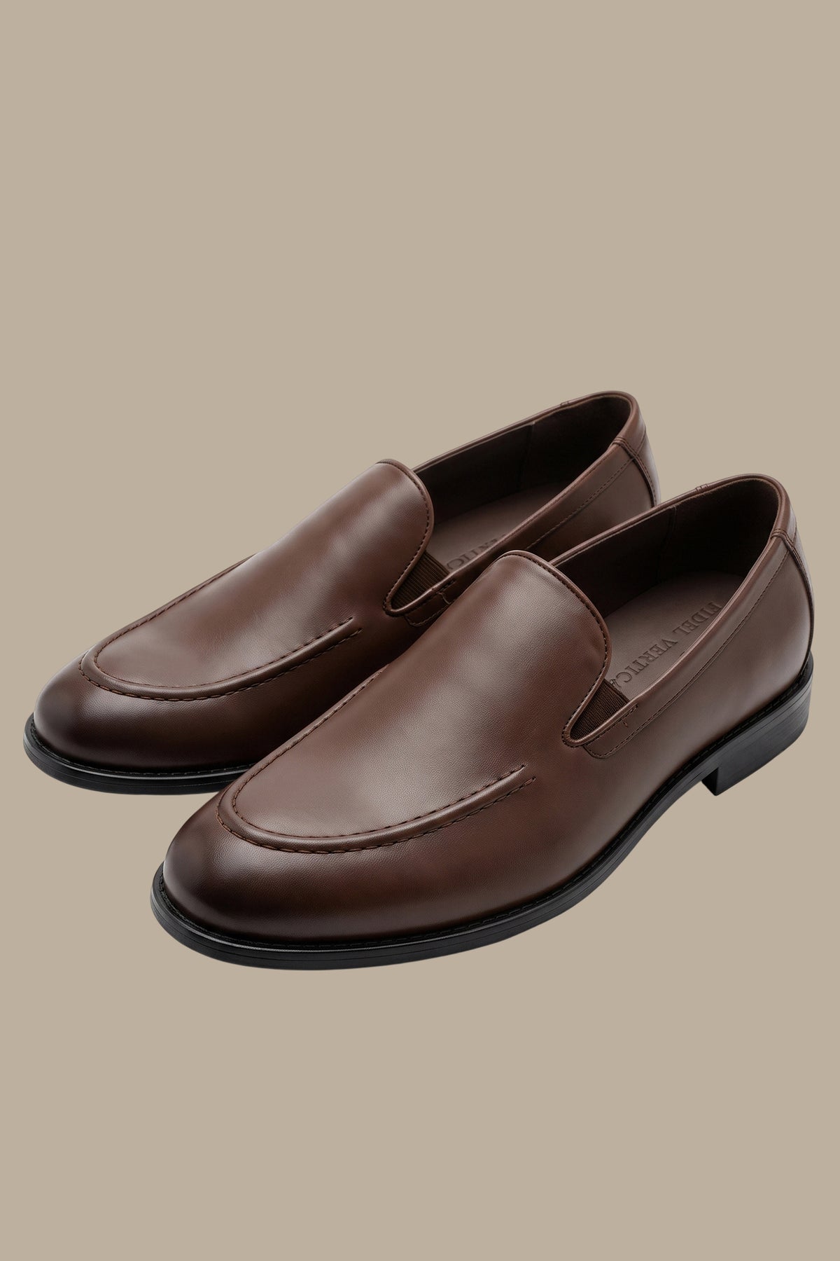 Leather Moc Toe Penny Loafer