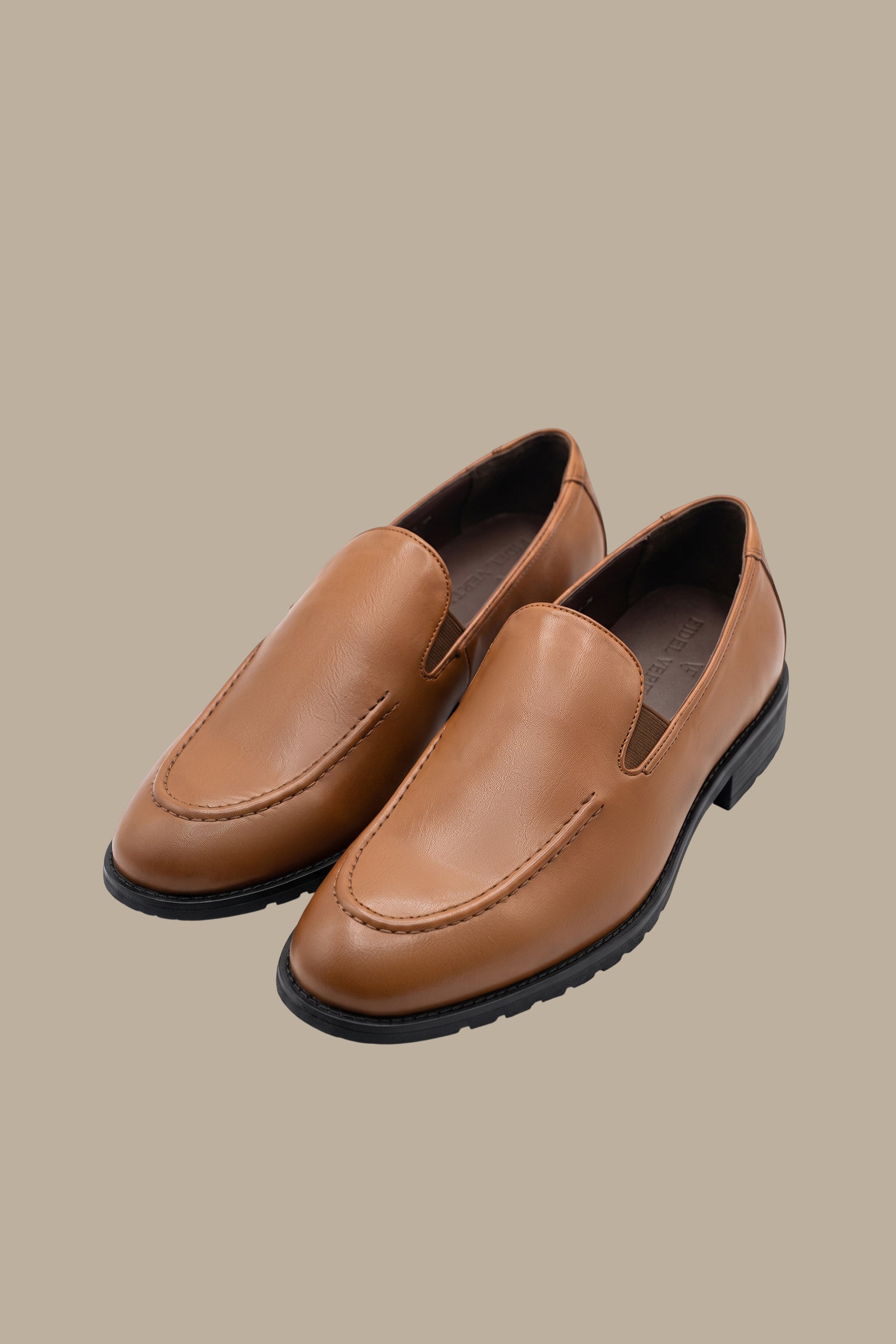 Leather Moc Toe Penny Loafer