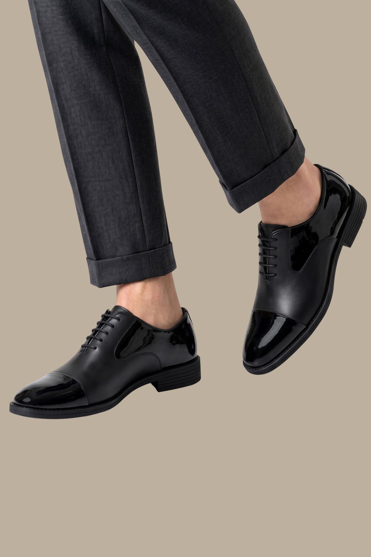 Ceremony Mid-Shine Real Leather Shoes