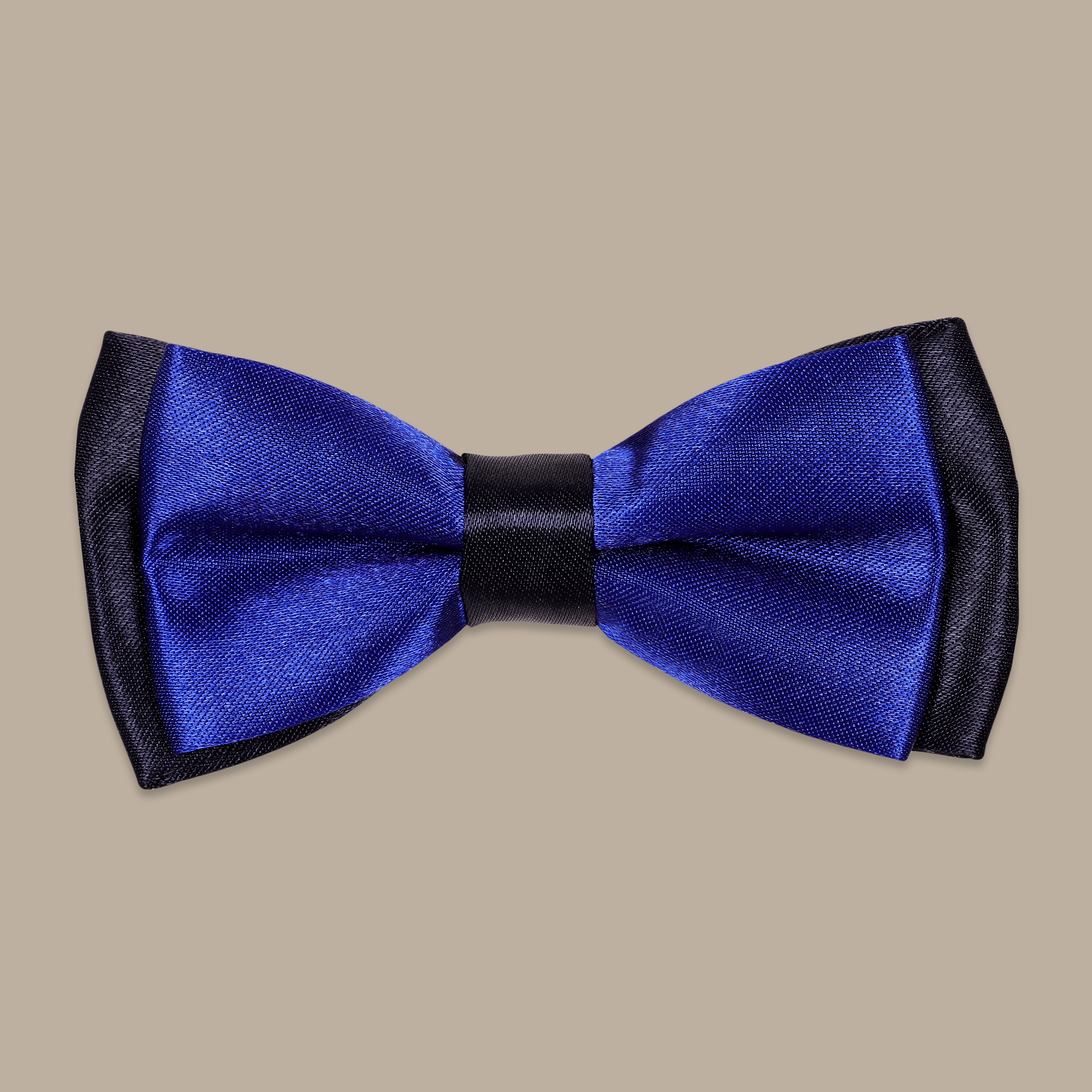 Satin Bowtie in Navy Blue