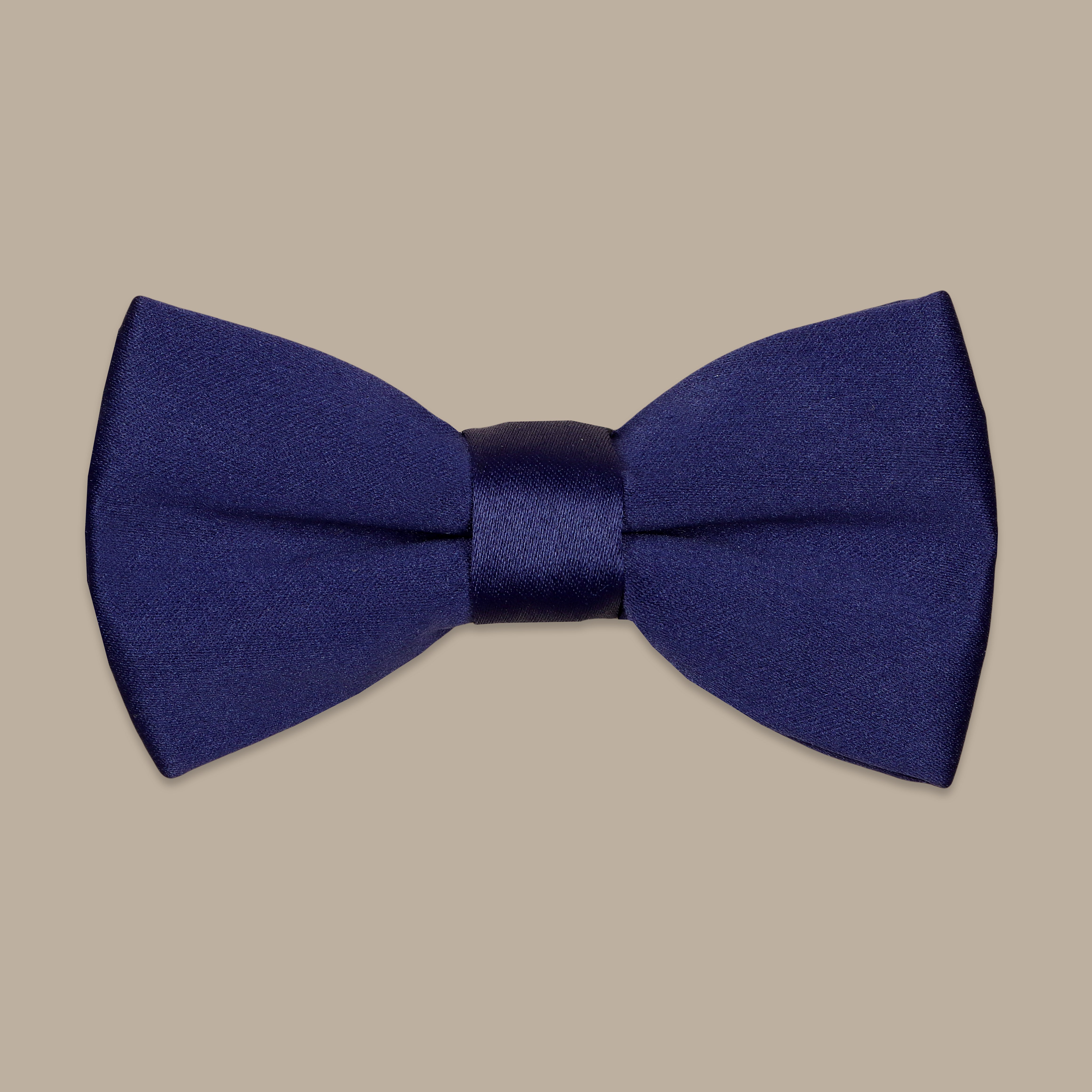 Kids Satin Bowtie in Blue
