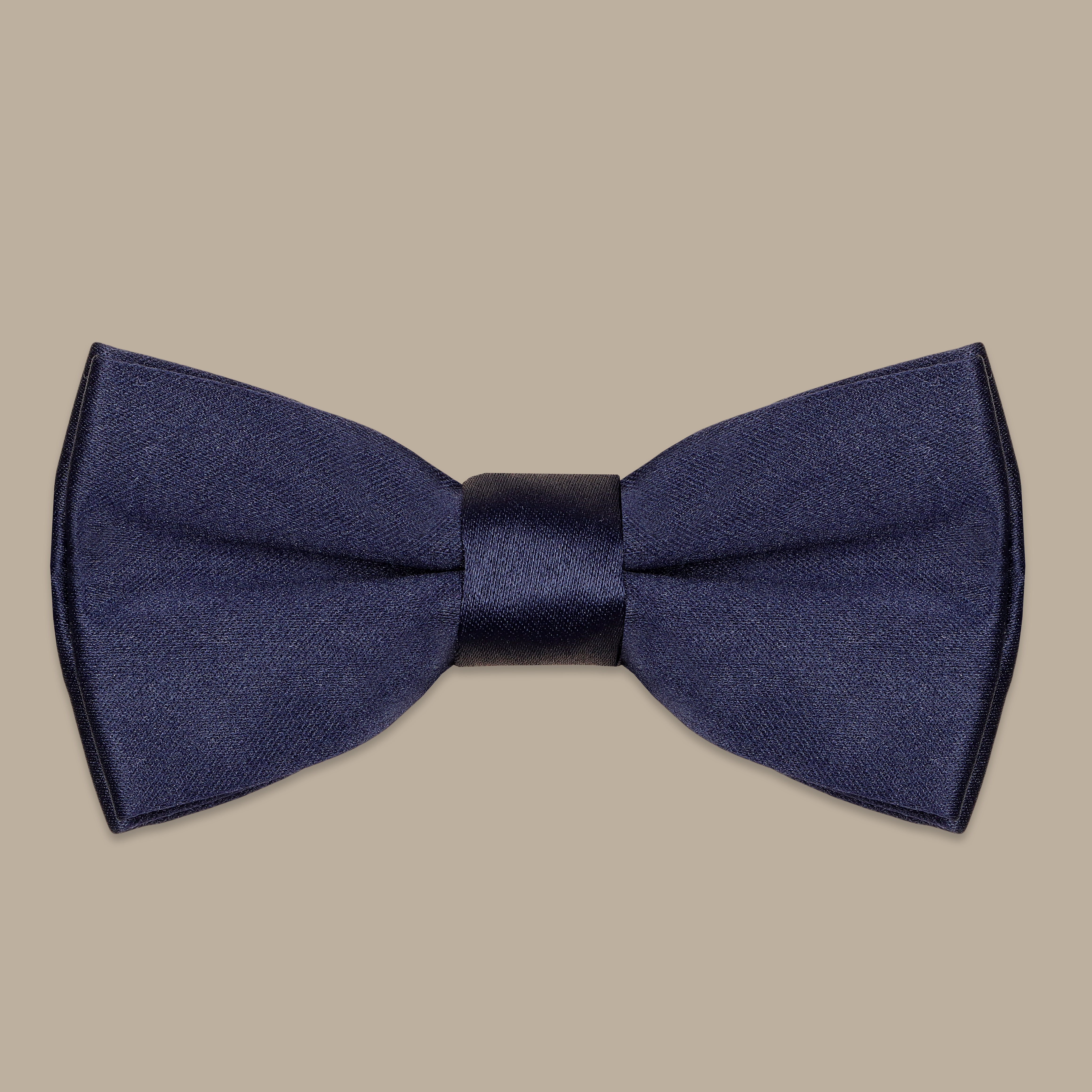 Kids Satin Bowtie in Navy