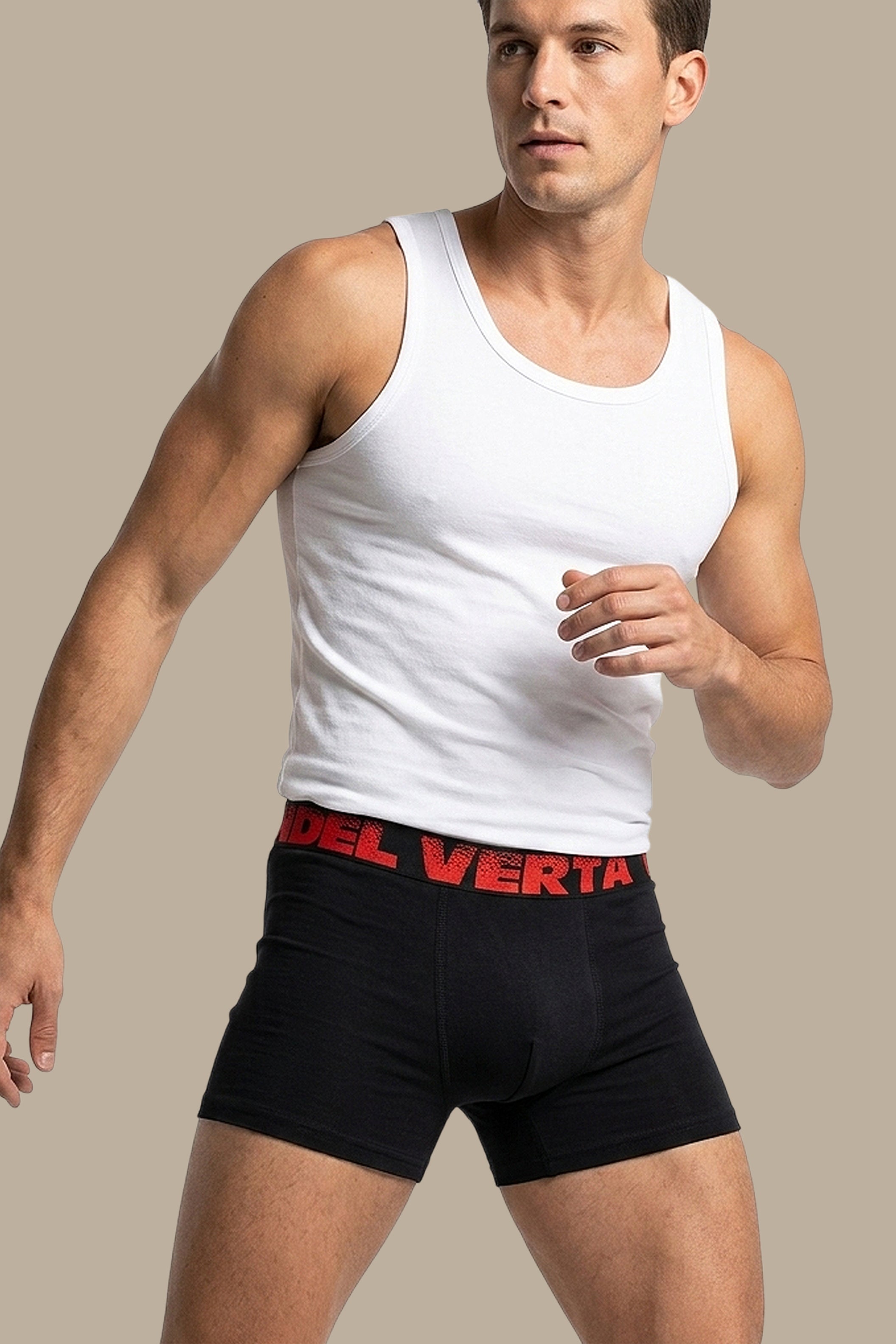 Black Solid Fidel Verta Boxer