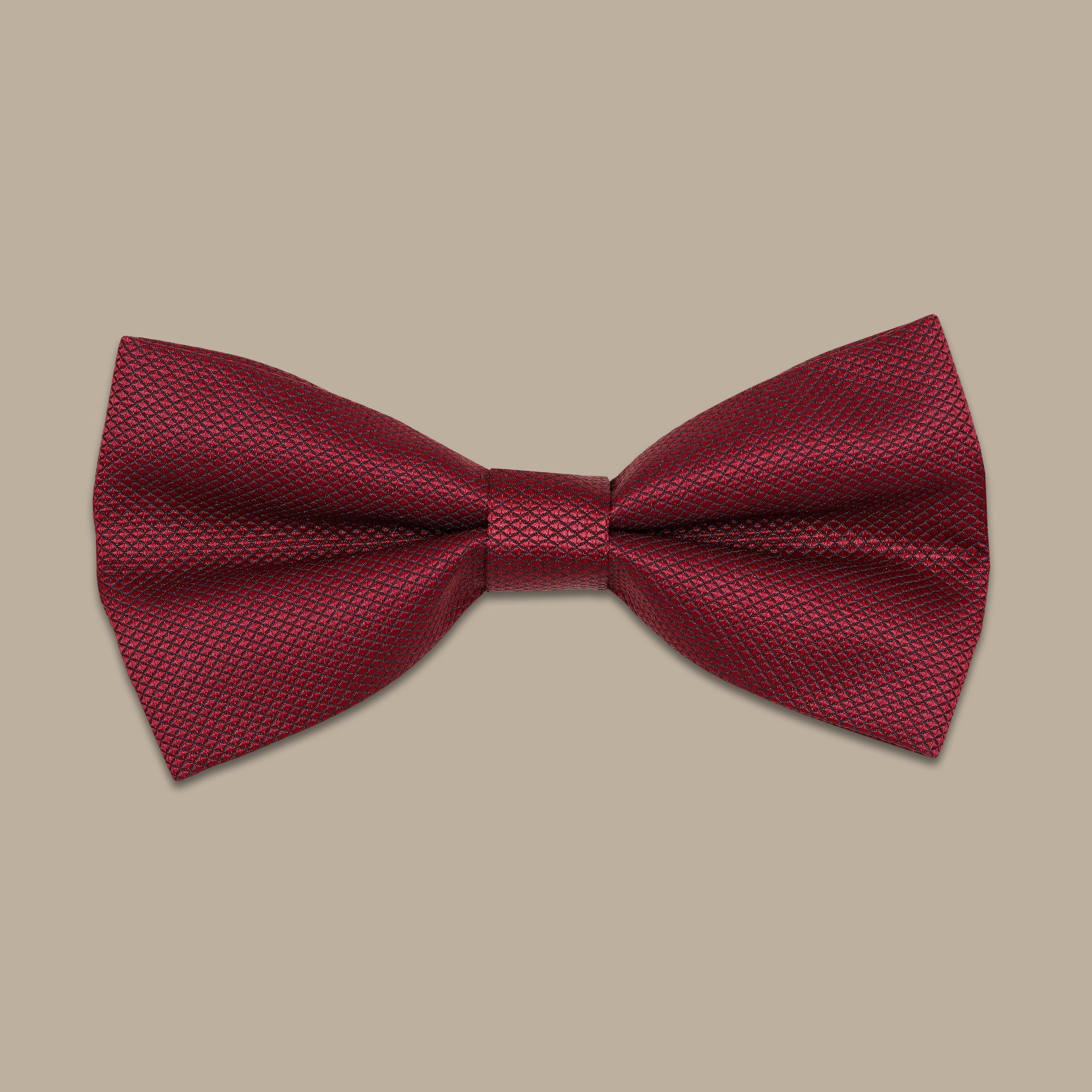 Burgundy Structure Bowtie