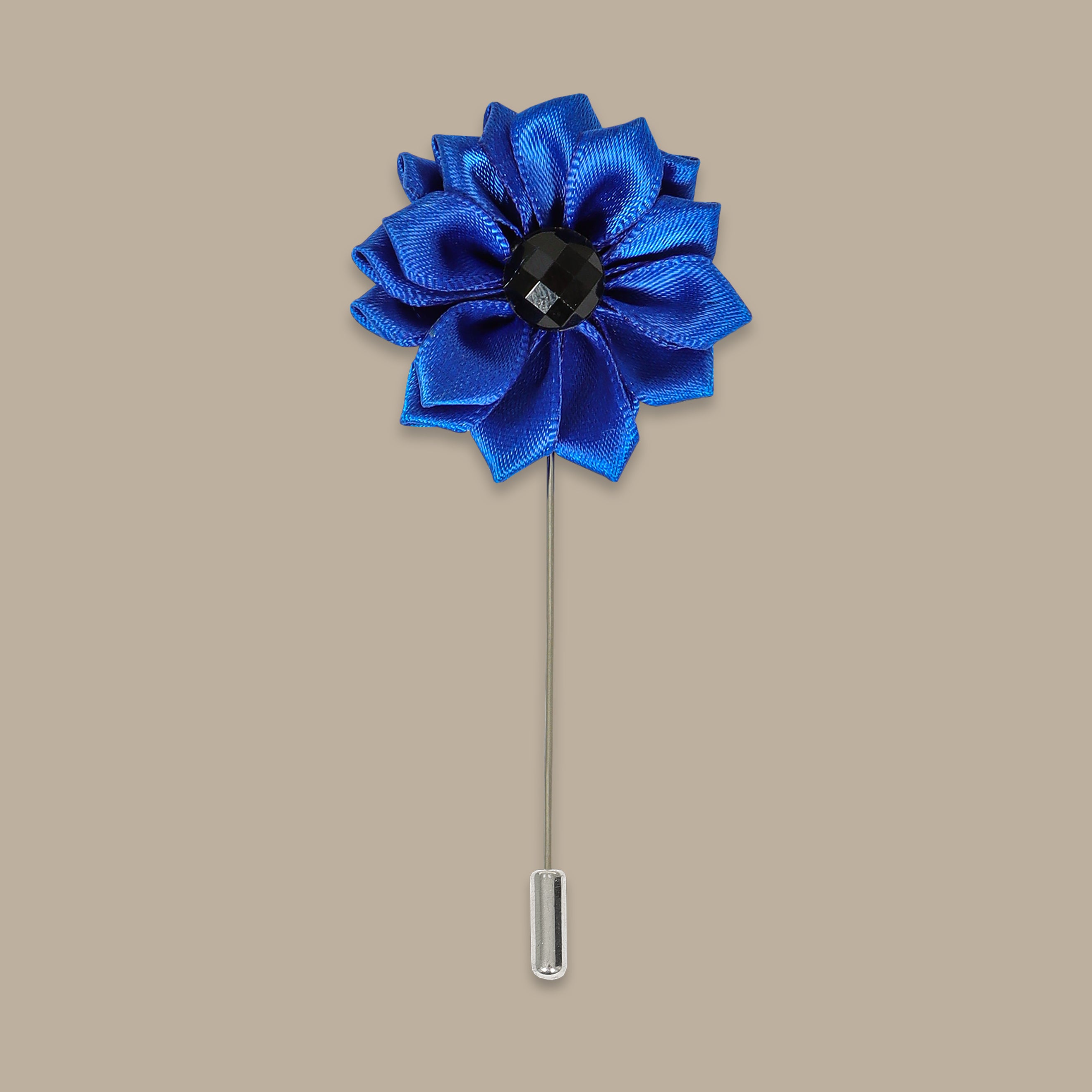 Indigo Sunflower Pin