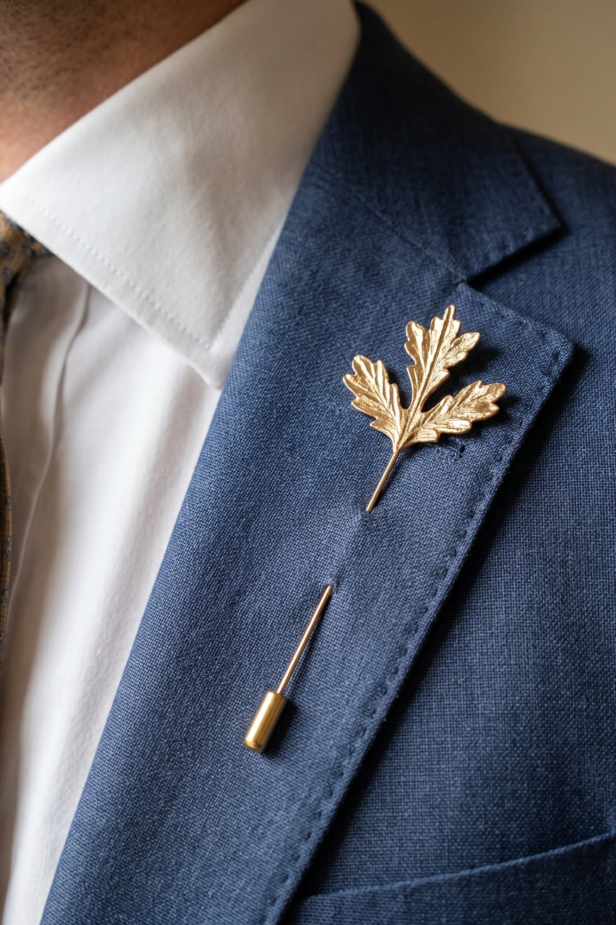 Golden Pin: Nature's Gleam