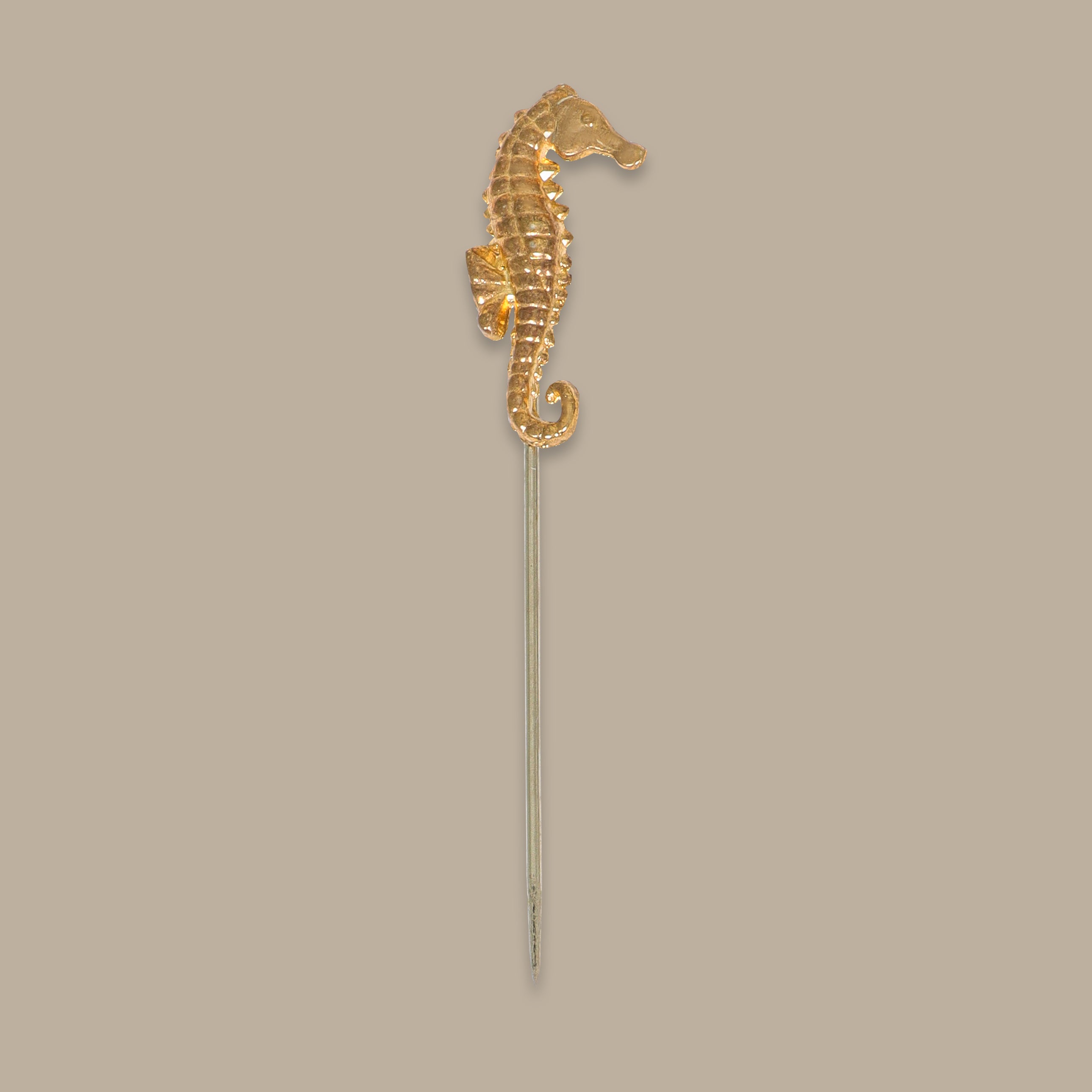 Golden Water Horse Pin