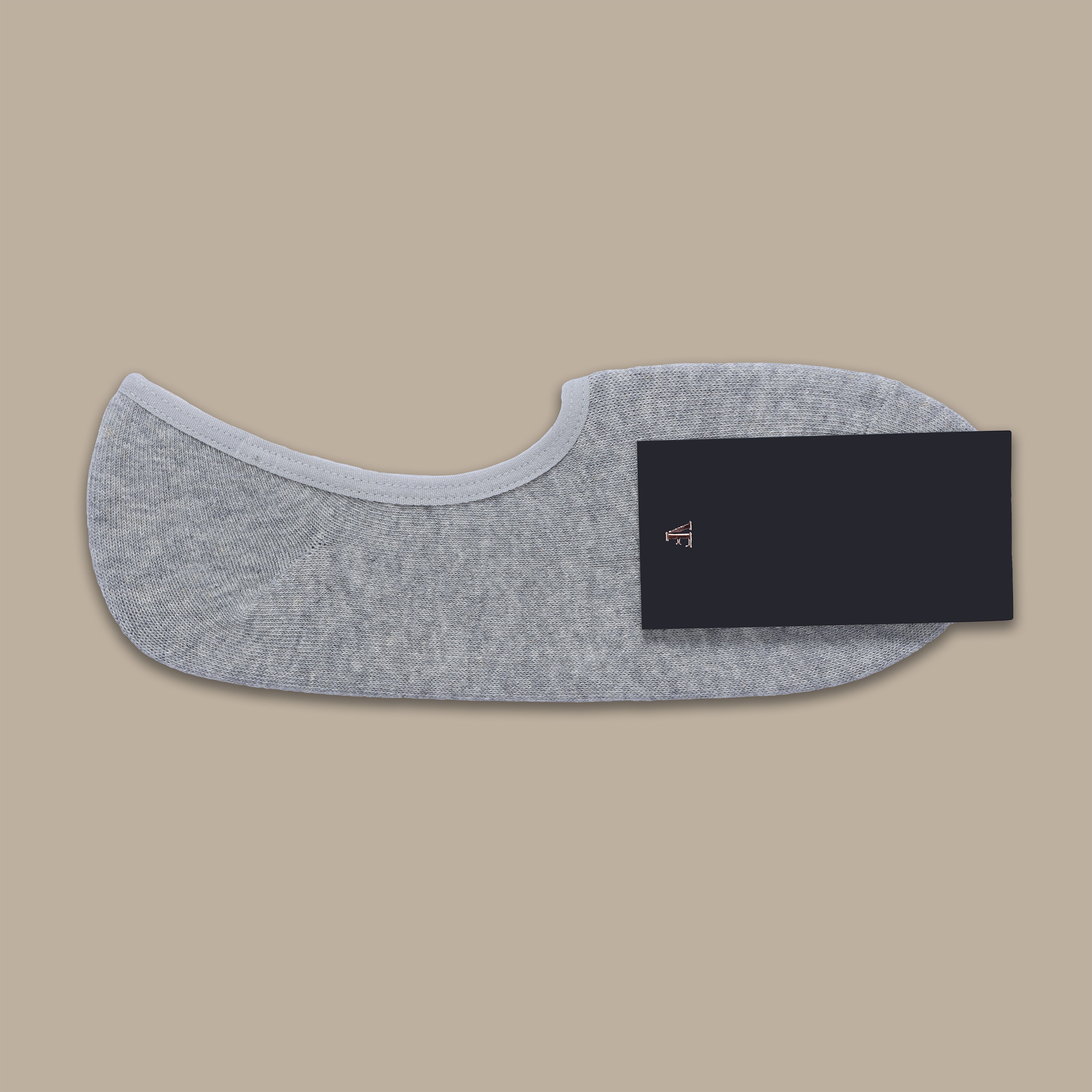 Grey Half Down Socks