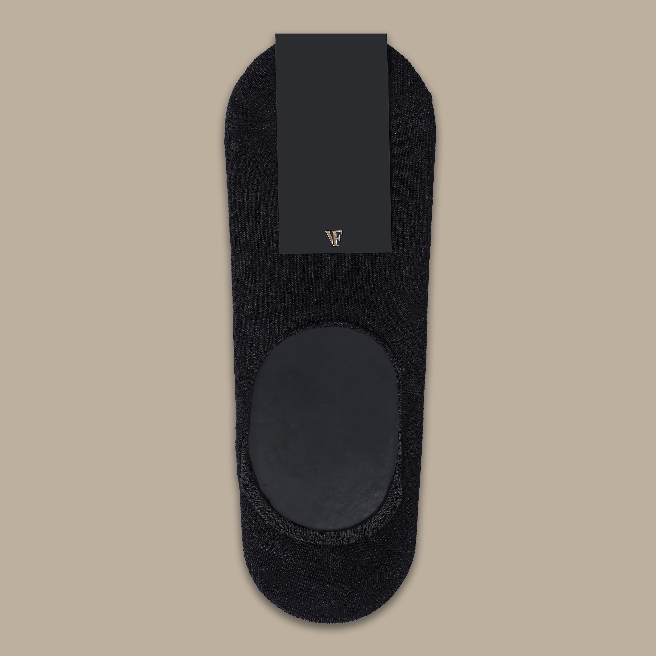 Black Invisible Basic Socks