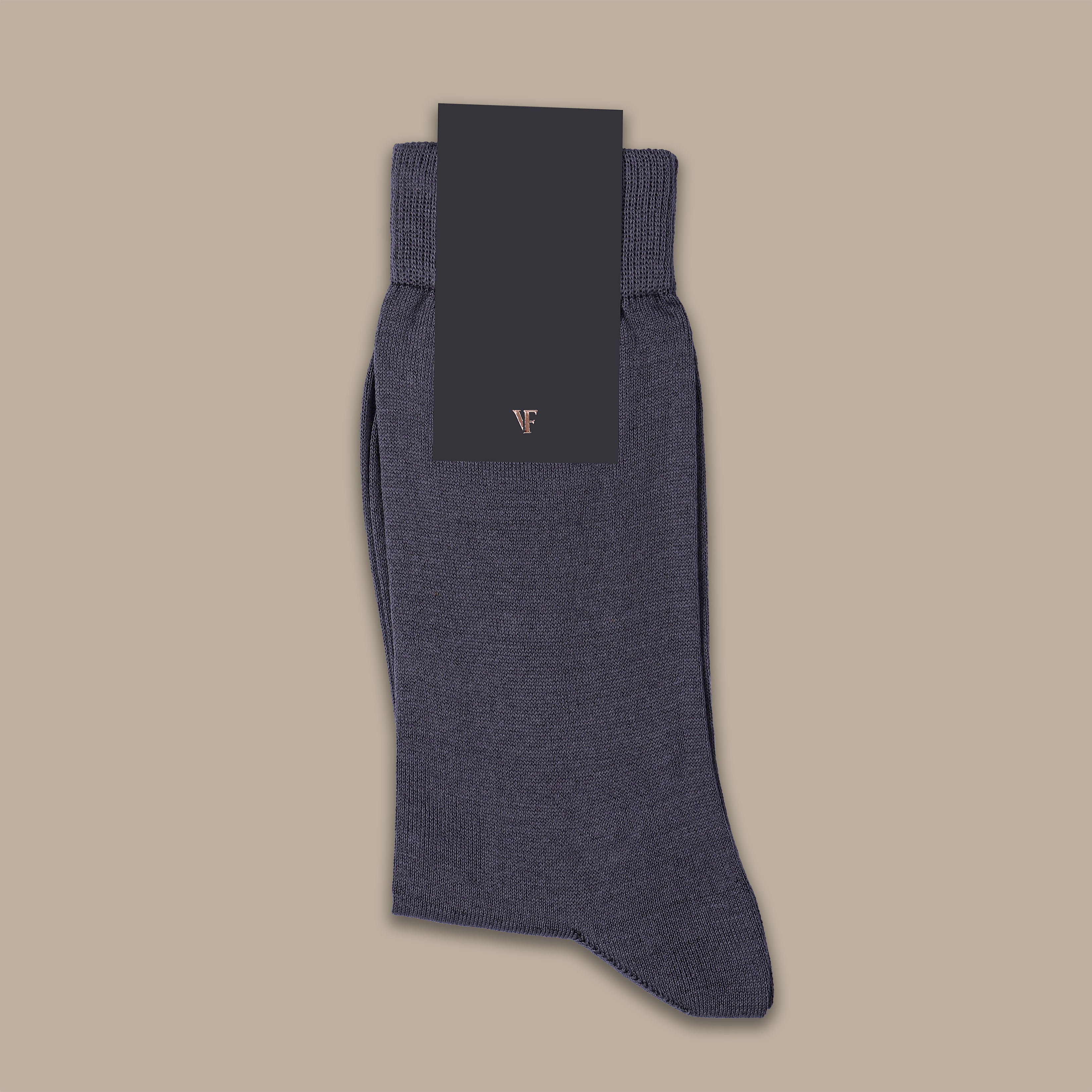 Grey Fil d'Écosse Socks