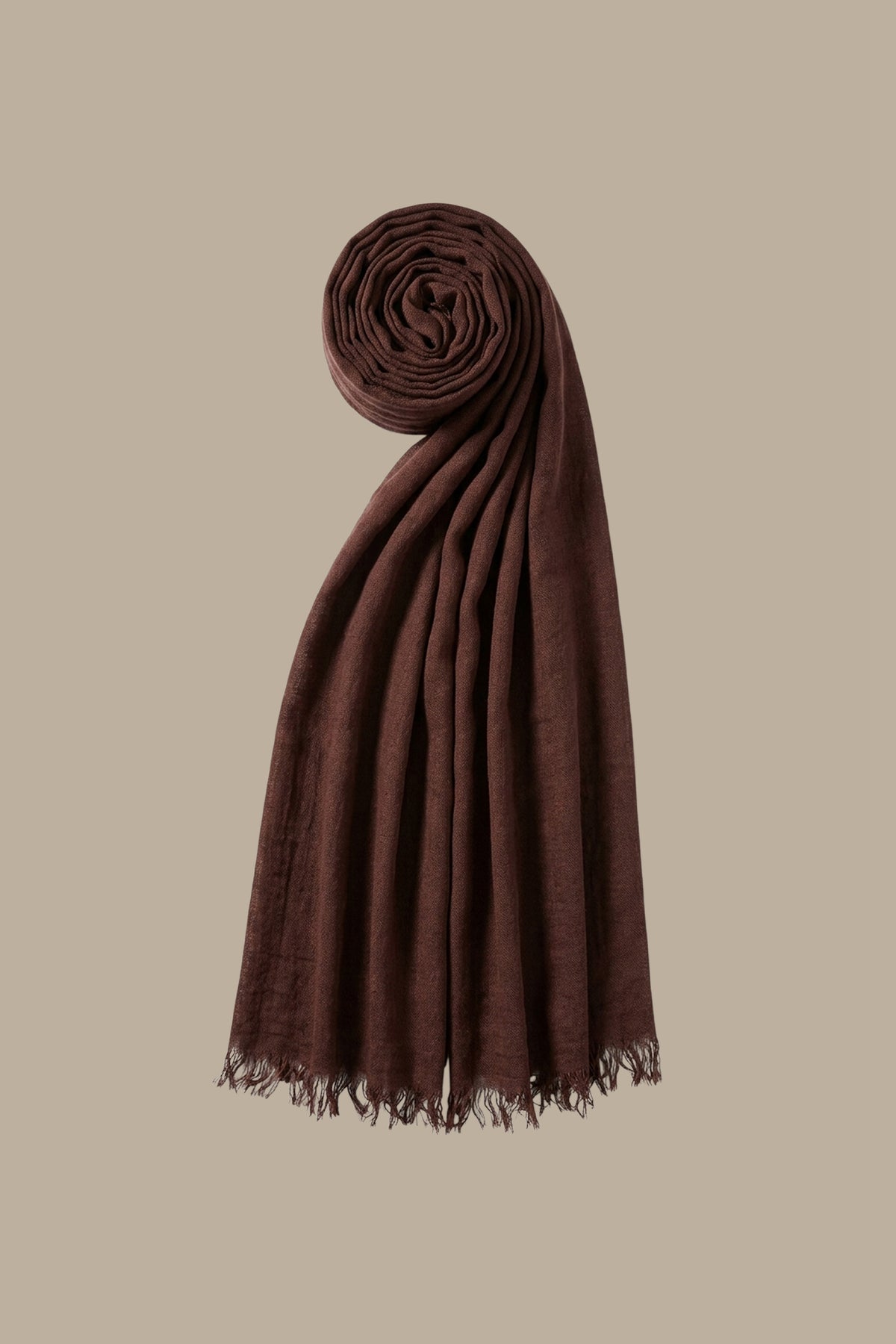 Plain Brown Scarf