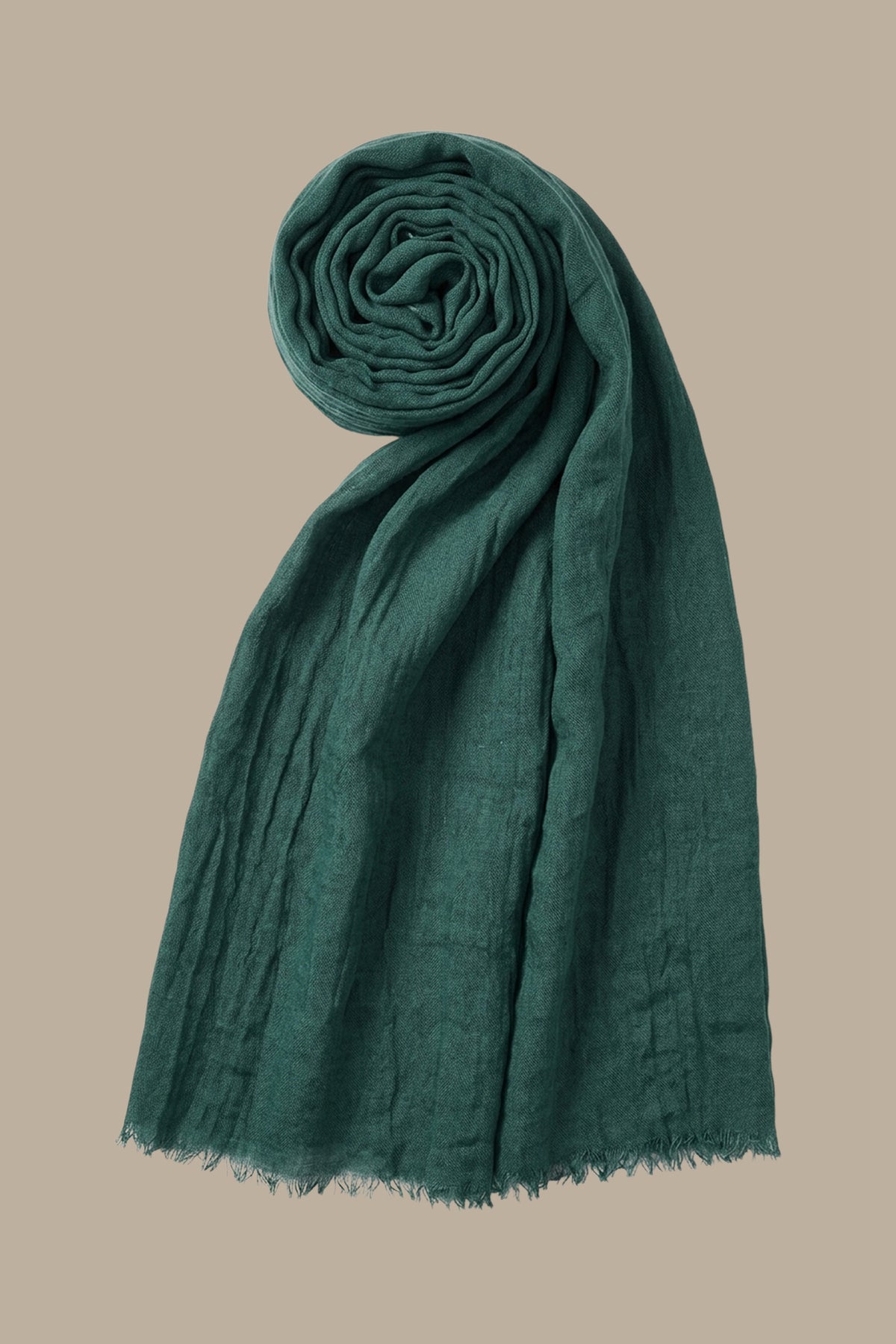 Plain Dark Green Scarf