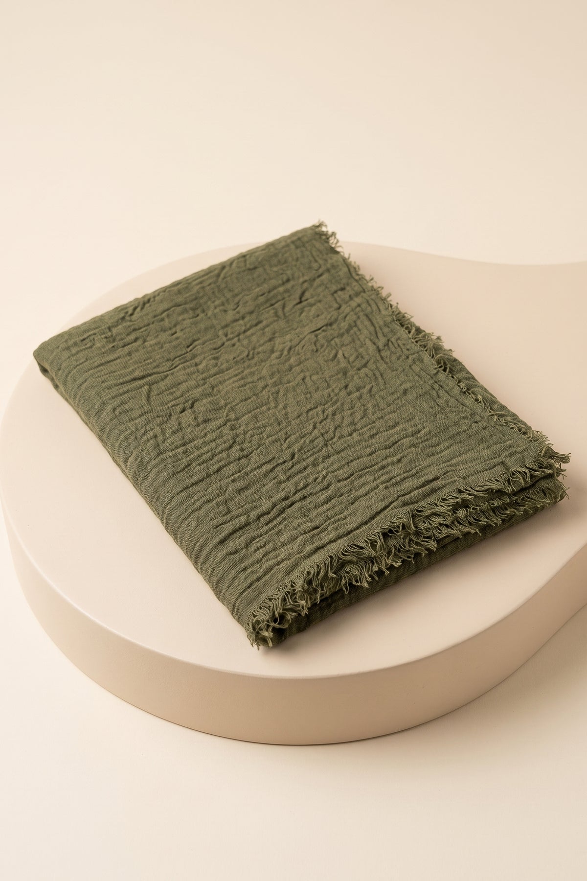 Plain Khaki Scarf