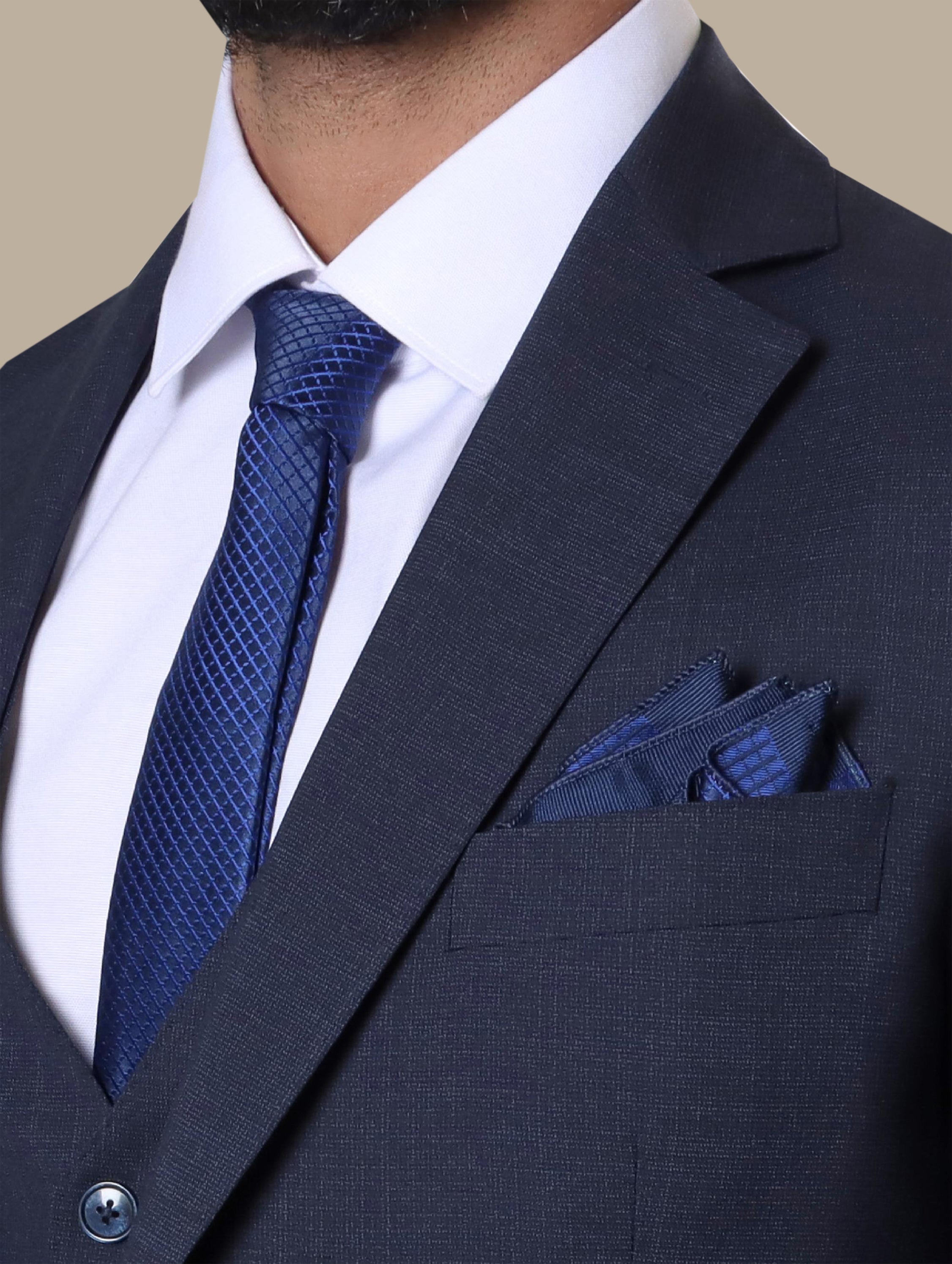 Suit Wool 3 Pcs | Navy