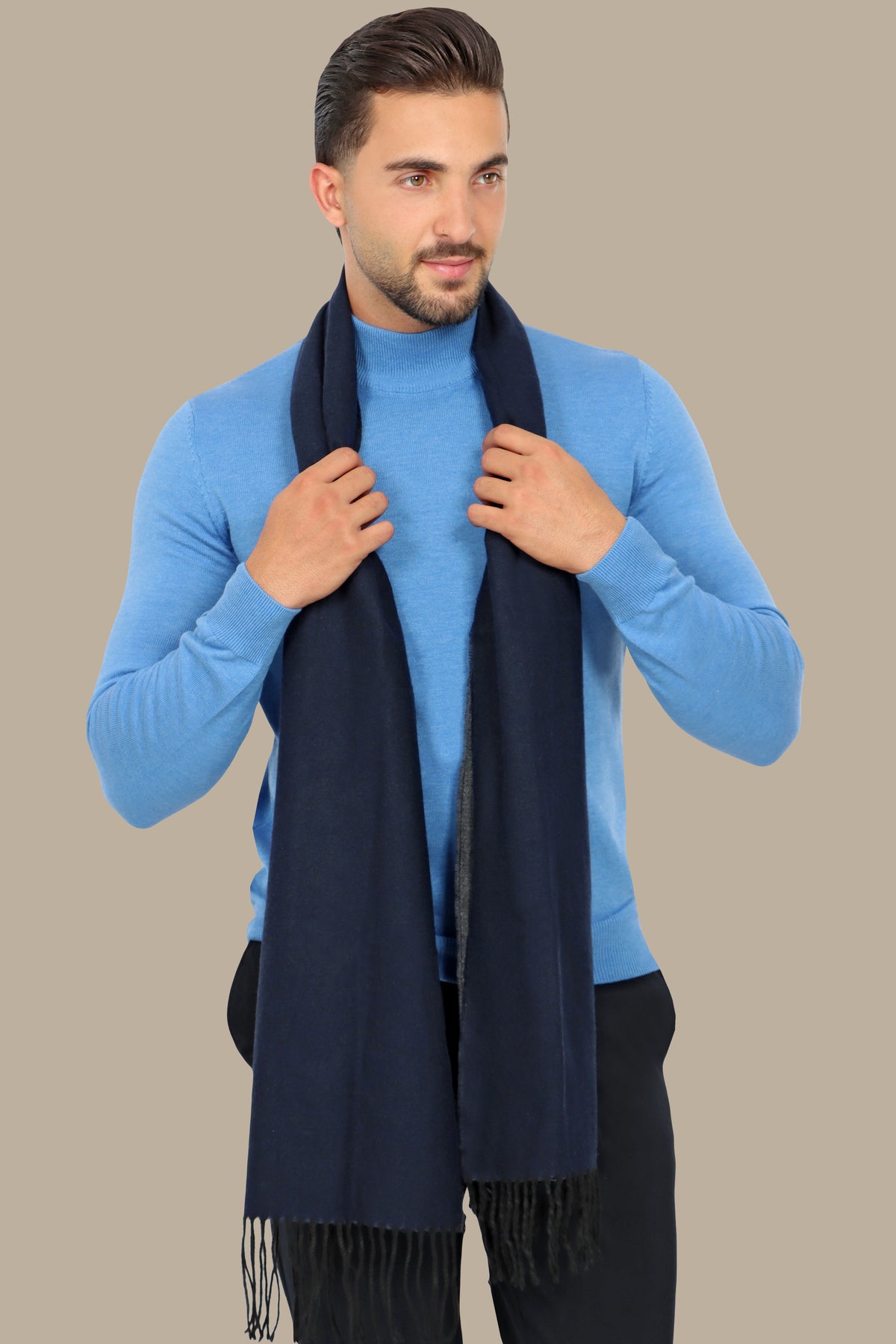 Cozy High-Neck Sweater –