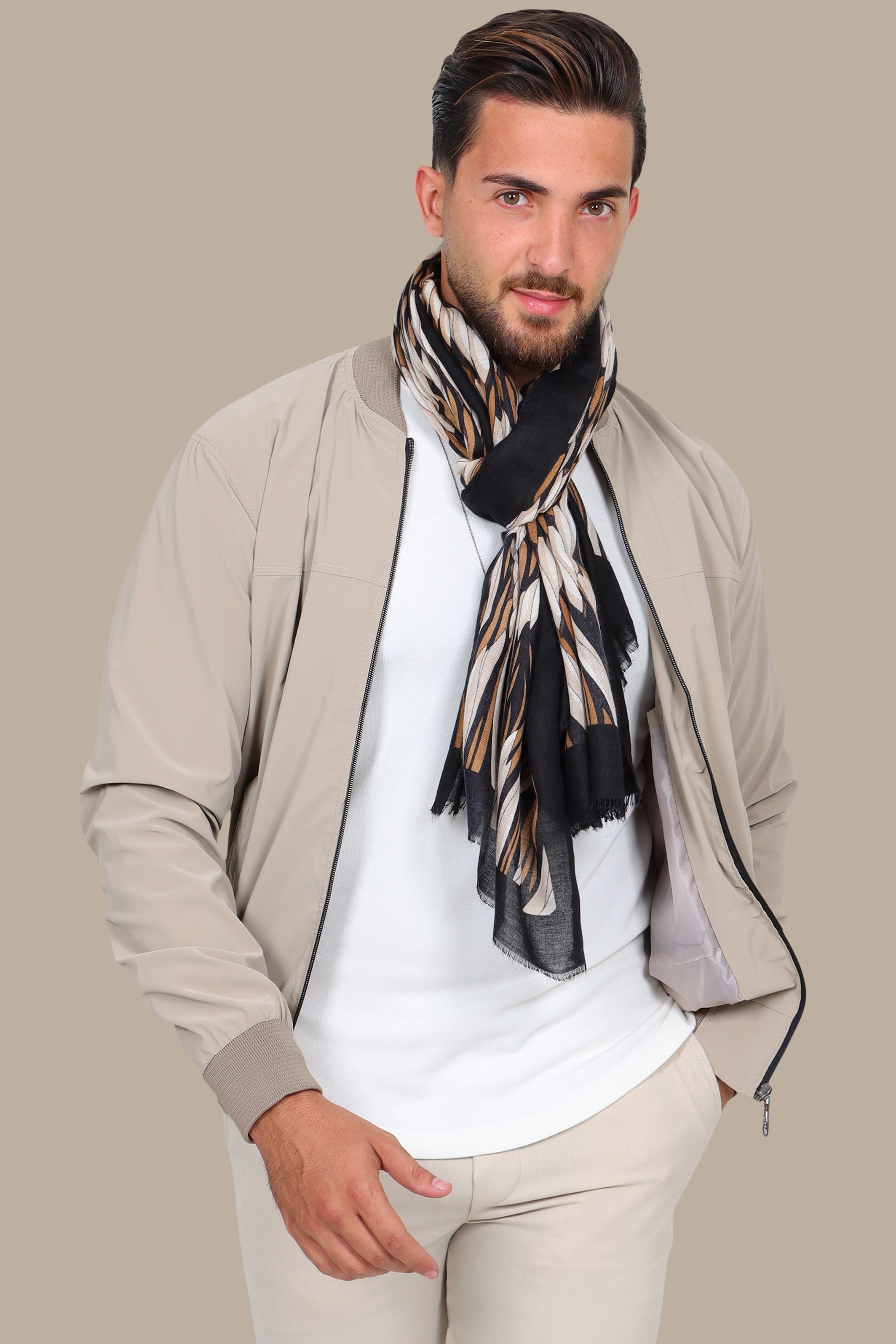 Light Brown Waterproof Blouson – Stylish & Practical