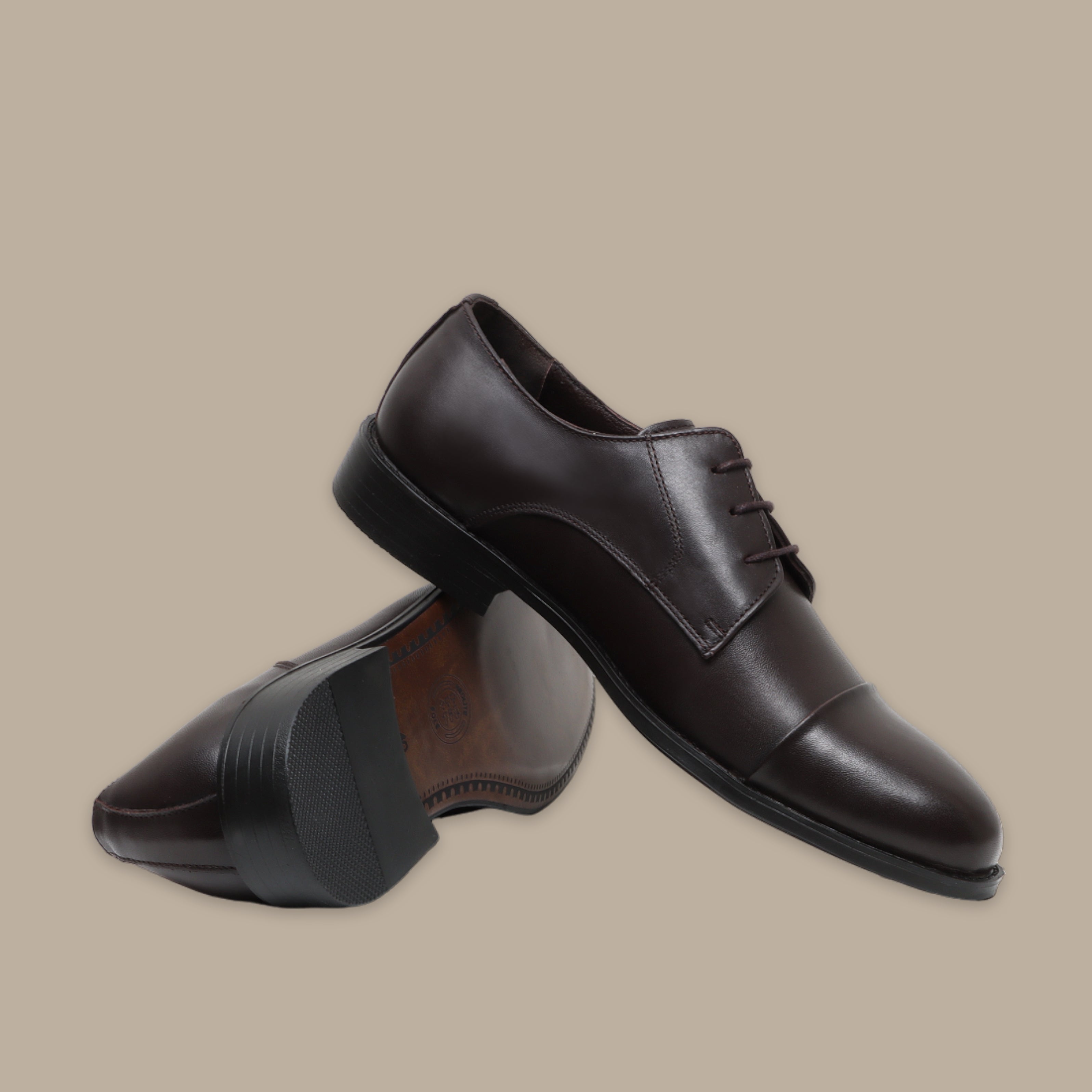Dark Brown Classic Oxford Shoes