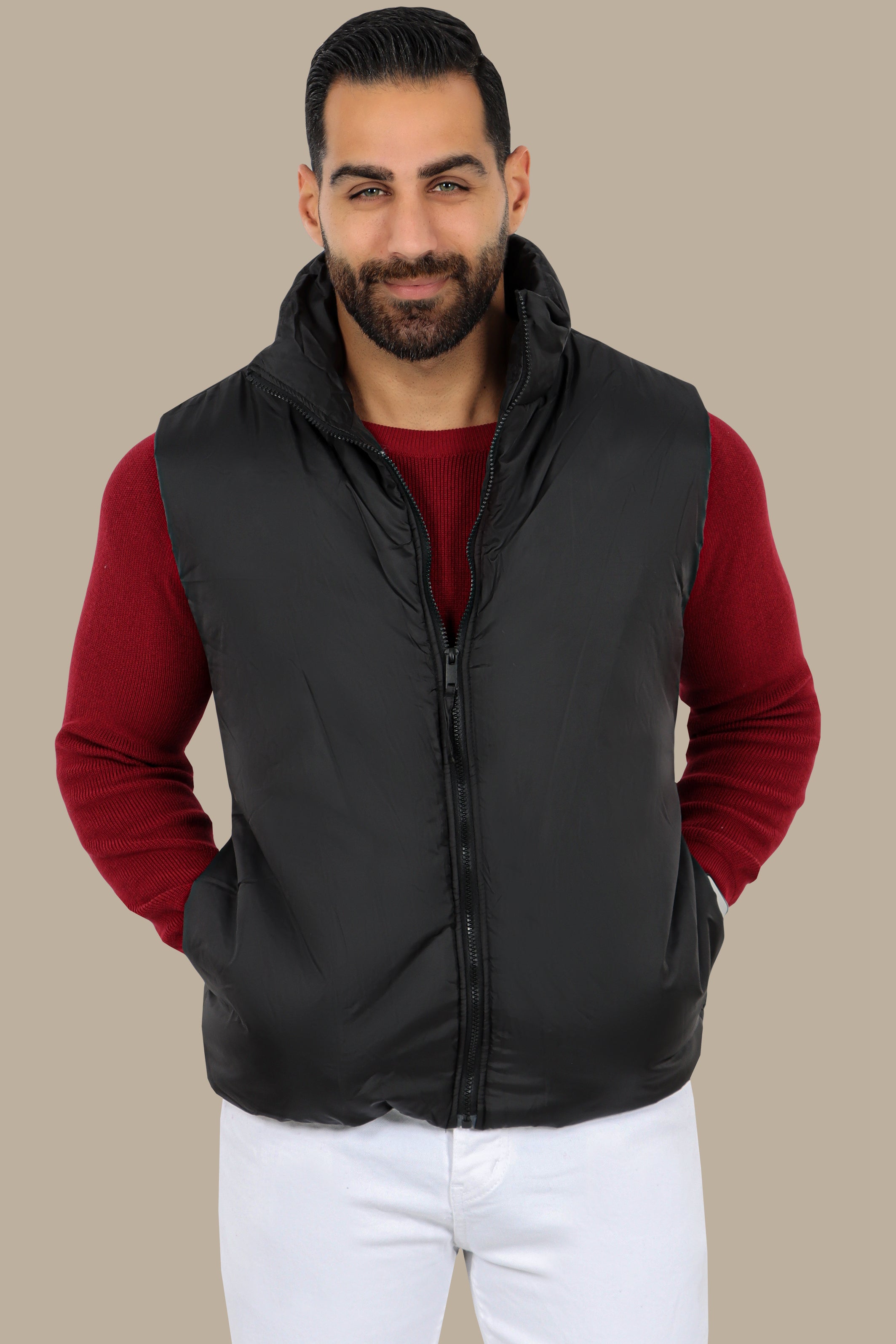 Classic Black Basic Vest