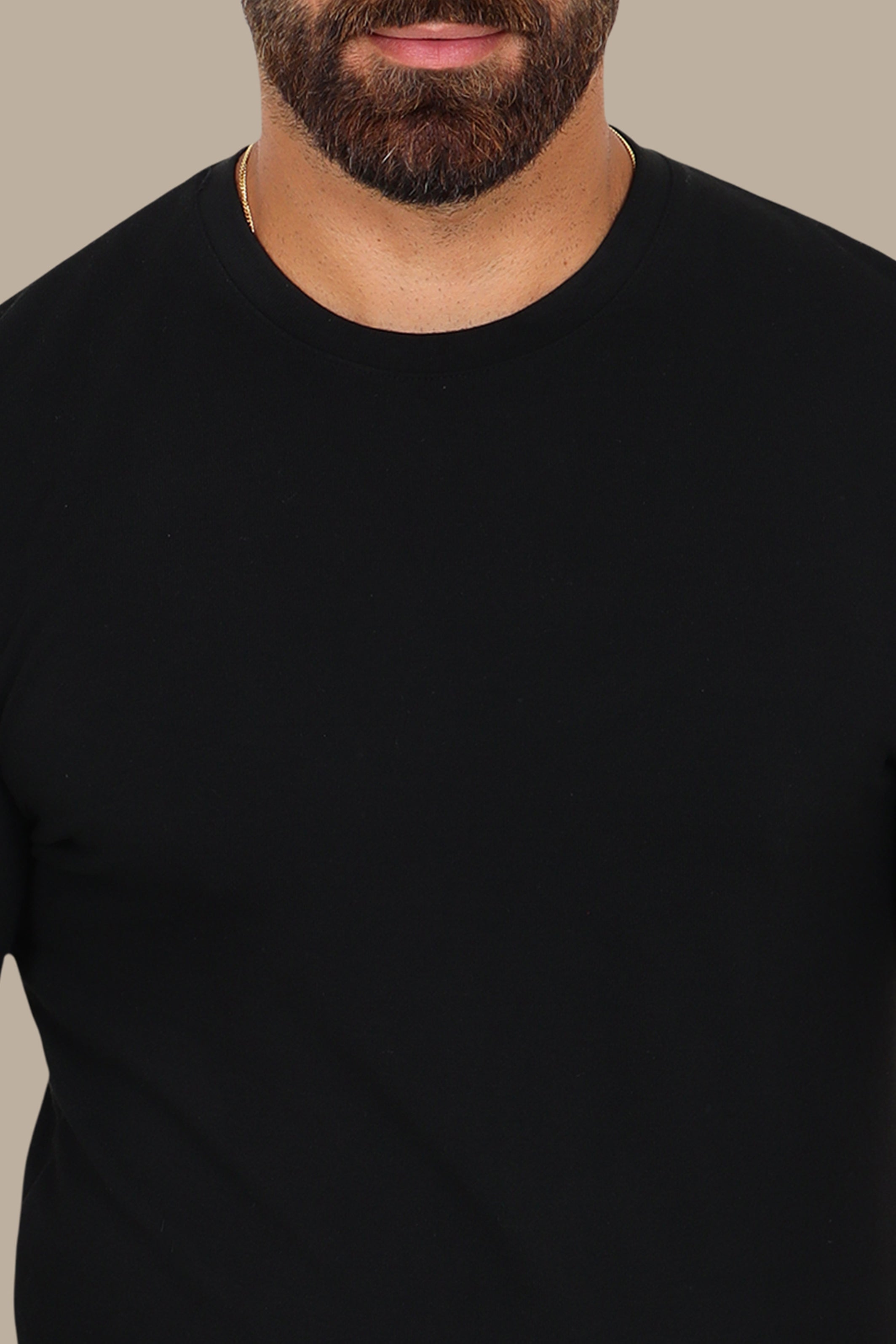 Black Long Sleeve Top with Back Wings Print