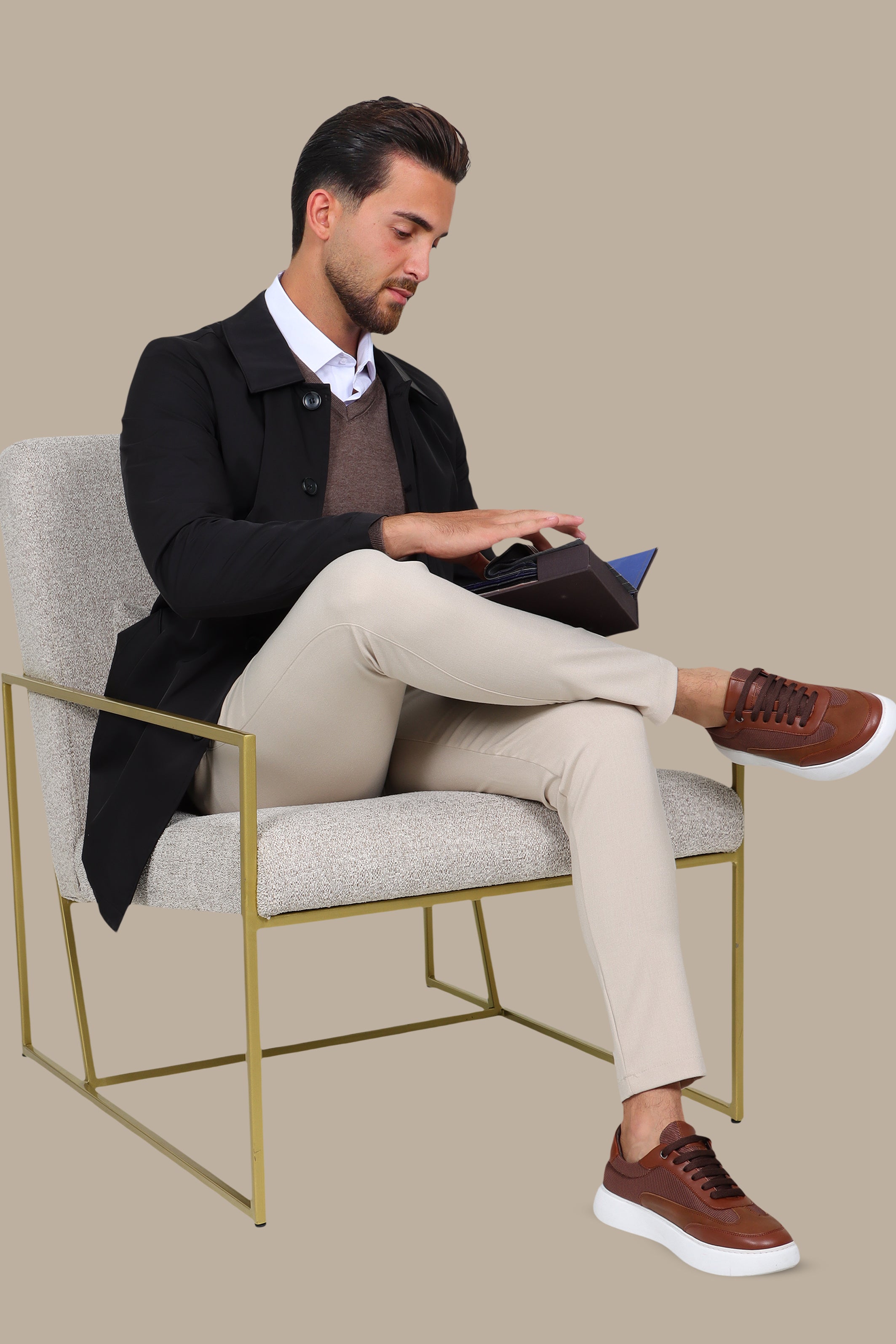 Black Long Parka Jacket