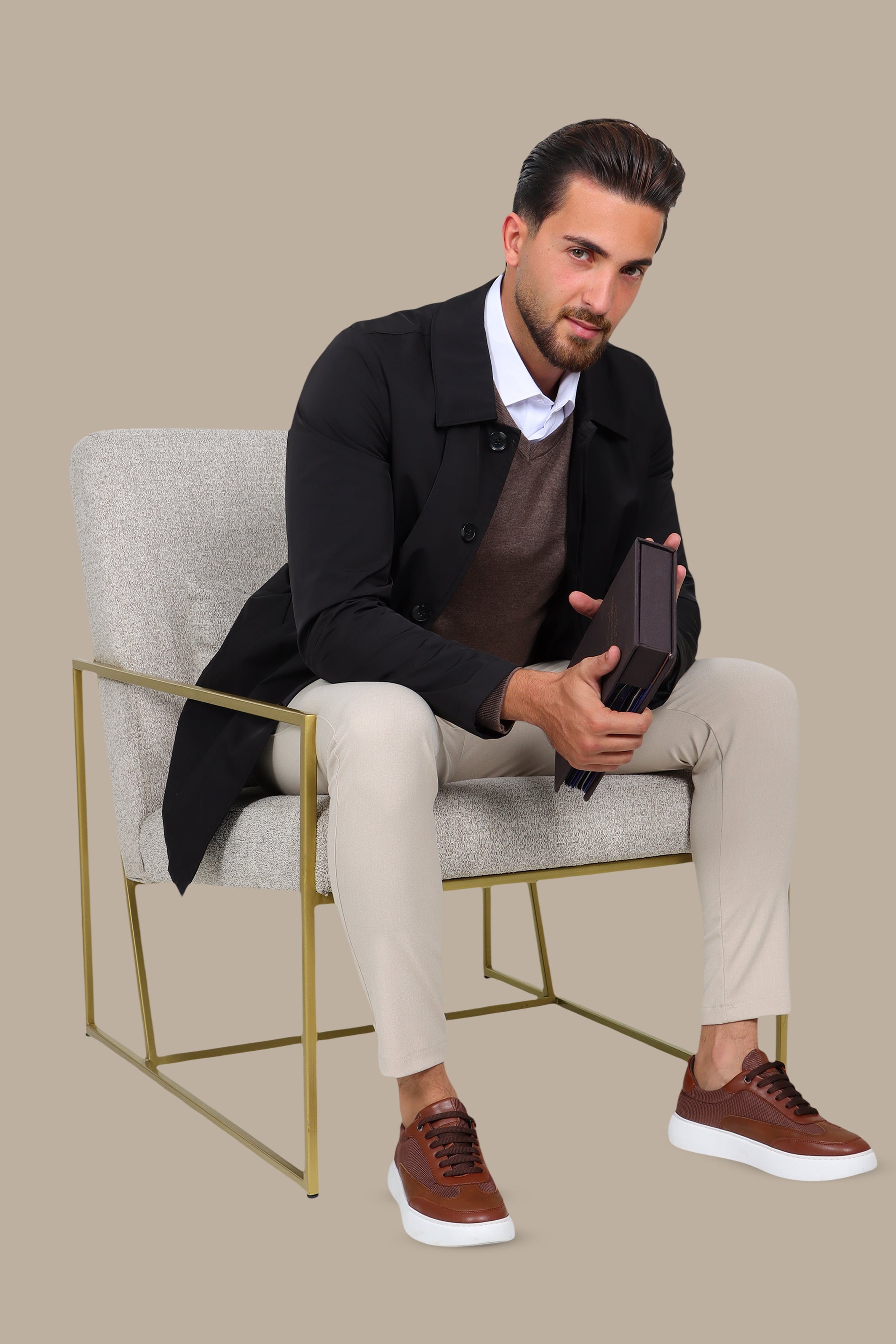 Black Long Parka Jacket