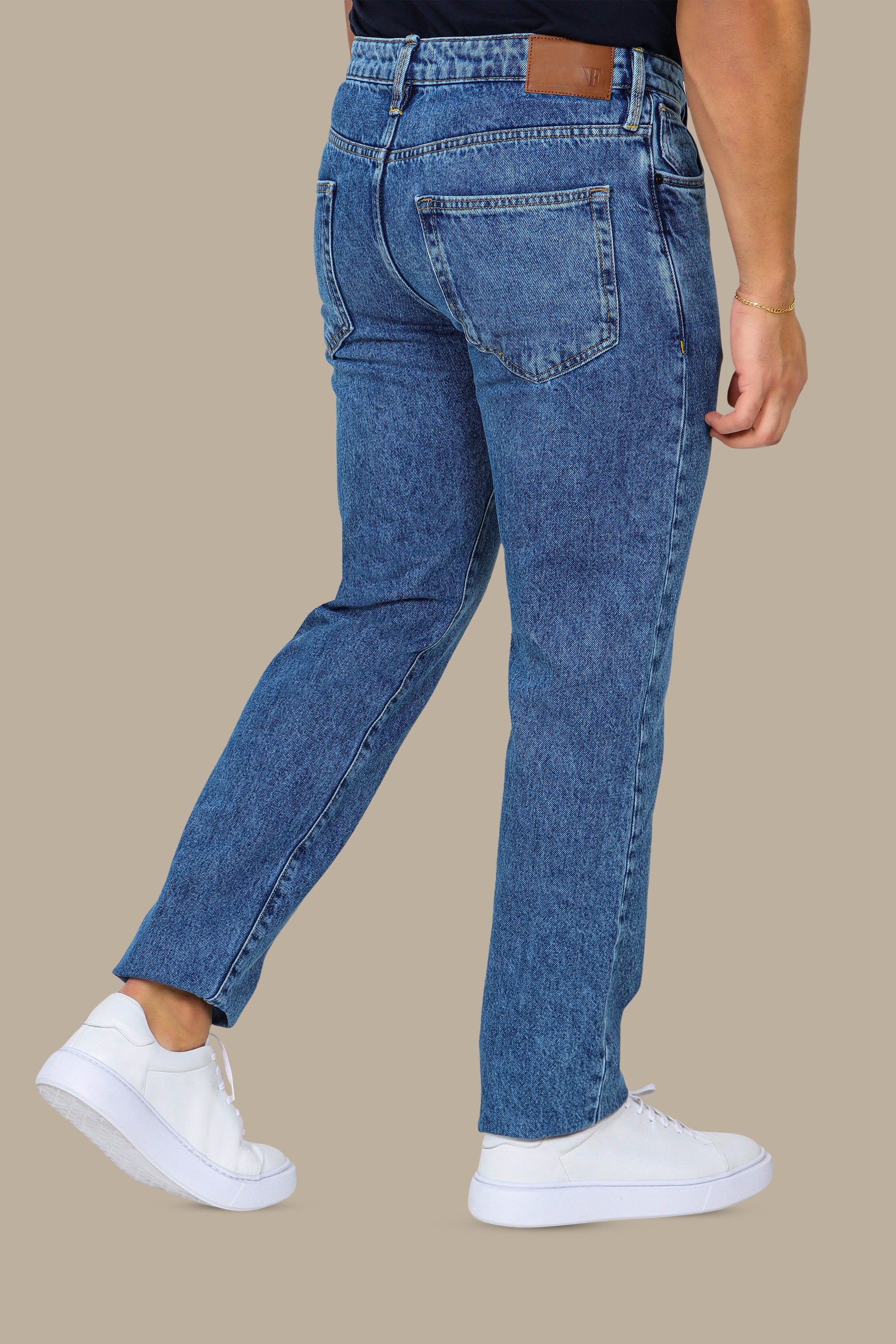 Light Blue Denim Regular Fit Jeans