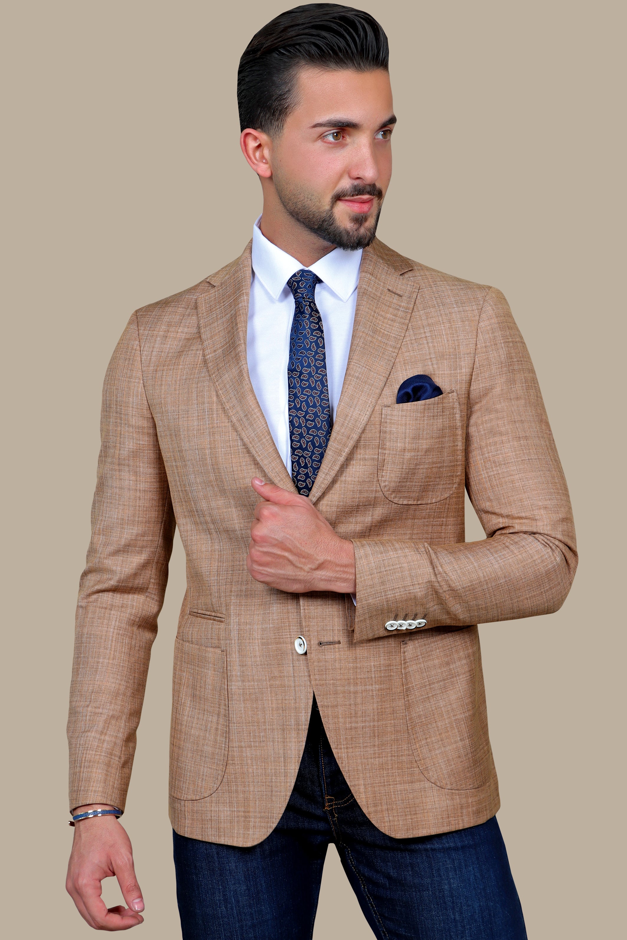 Blazer Fil a fil 3 Patch Pocket | Havan