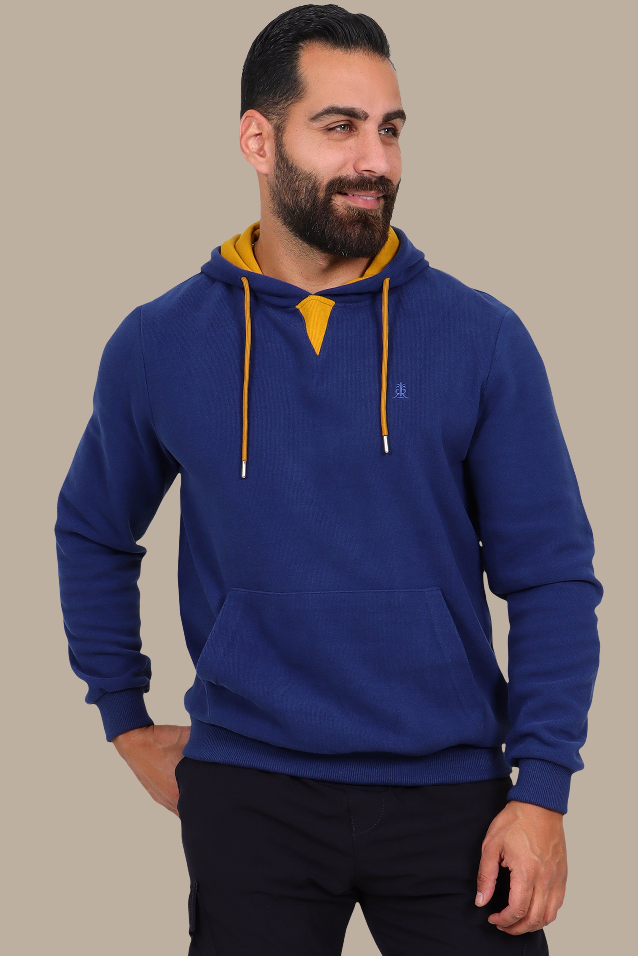 Velvet Hoodie Blue