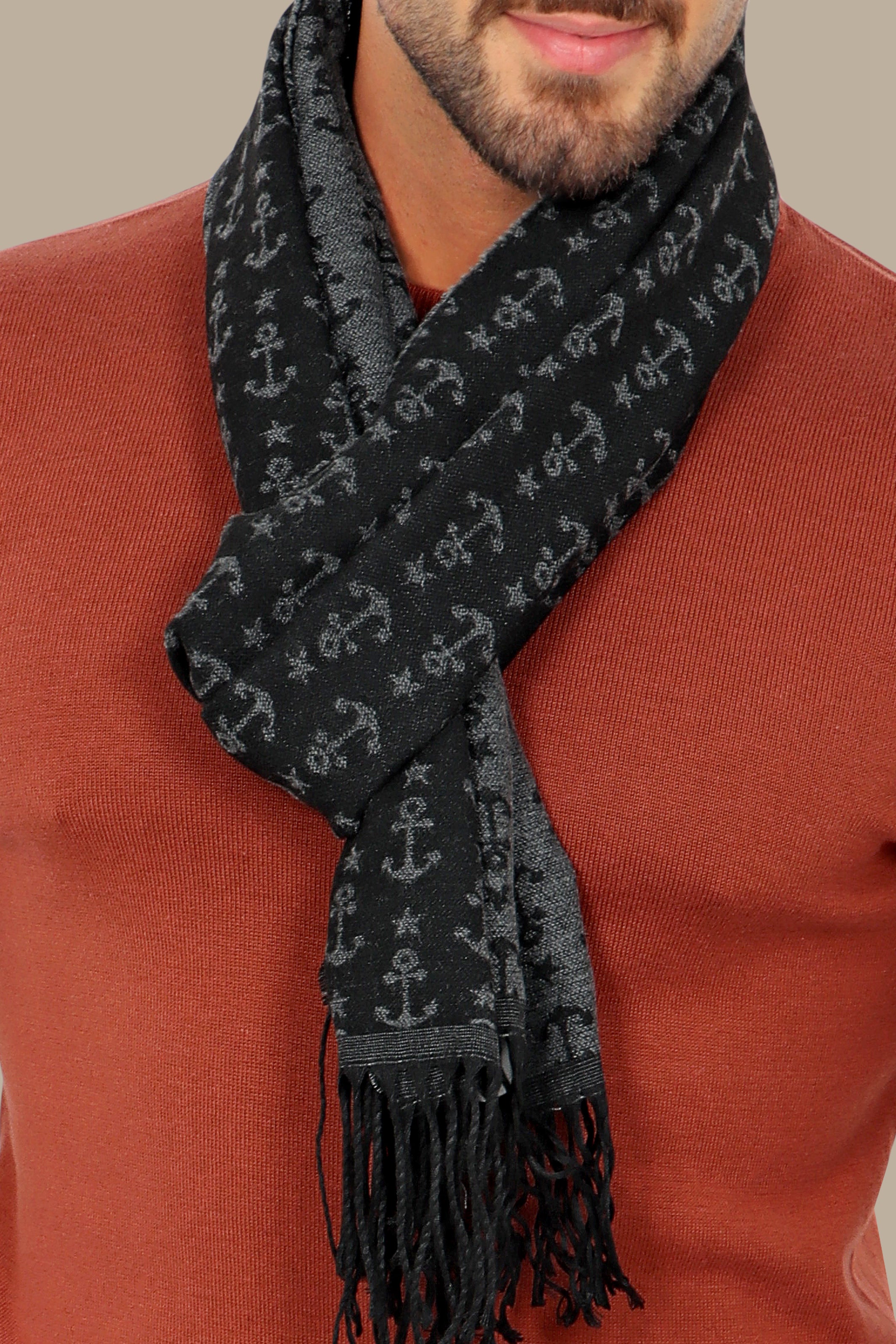 Brick R-neck Basic Sweater