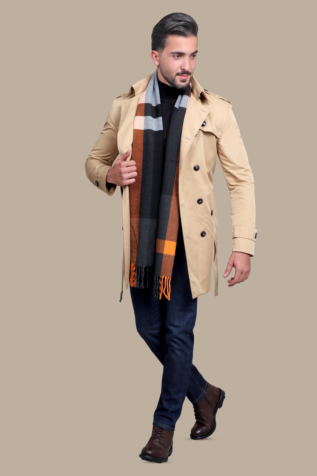 Defender: The Ultimate Trench Coat for Military Style
