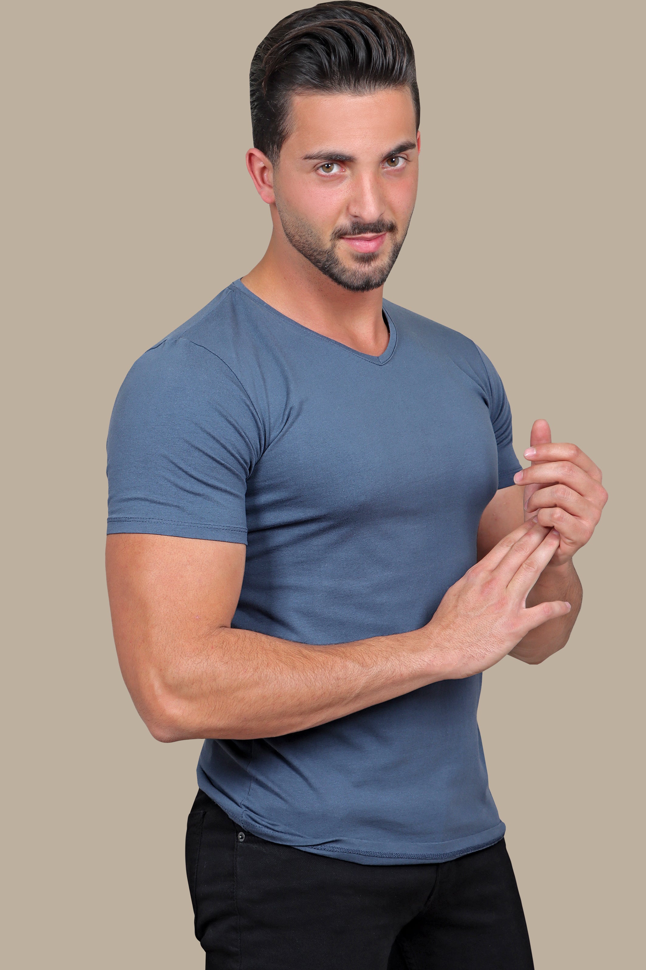 Essential Short Sleeve V-Neck T-Shirt
