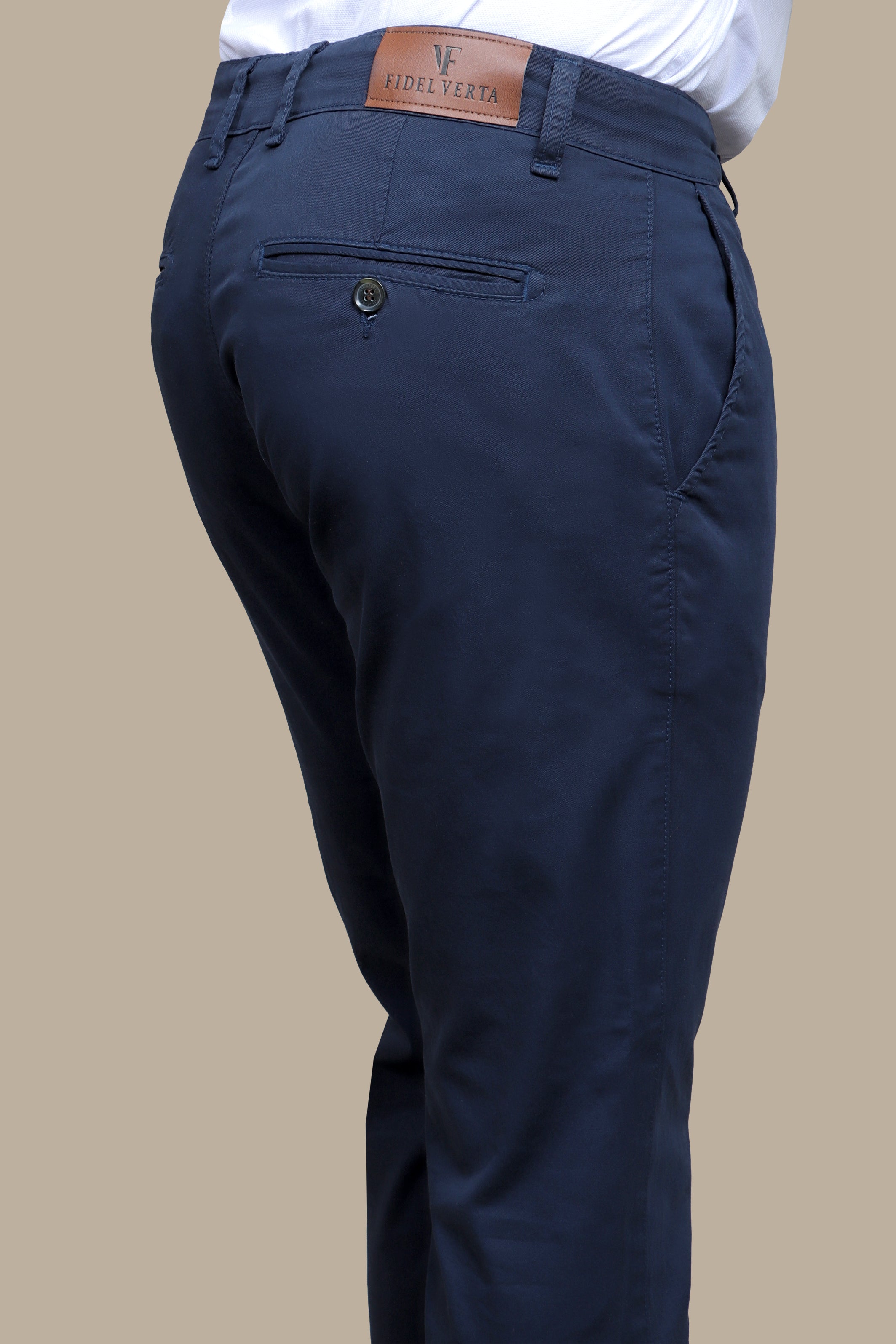 Navy Slim Fit Chino Pants