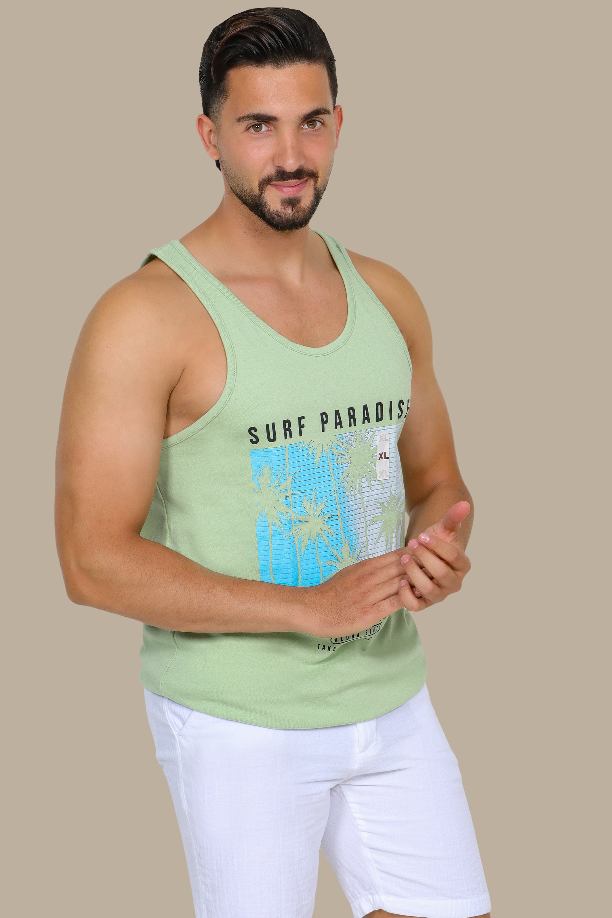 Beach Breeze: Sleeveless Surf Shirt