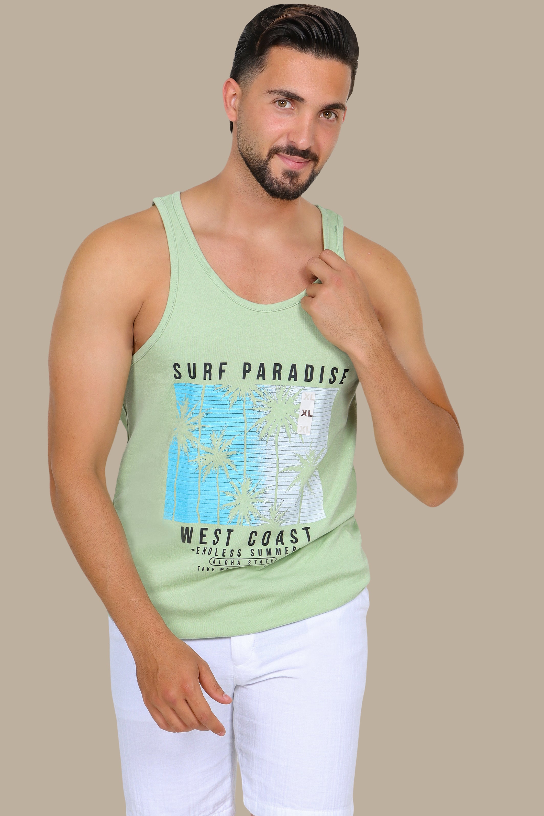 Beach Breeze: Sleeveless Surf Shirt