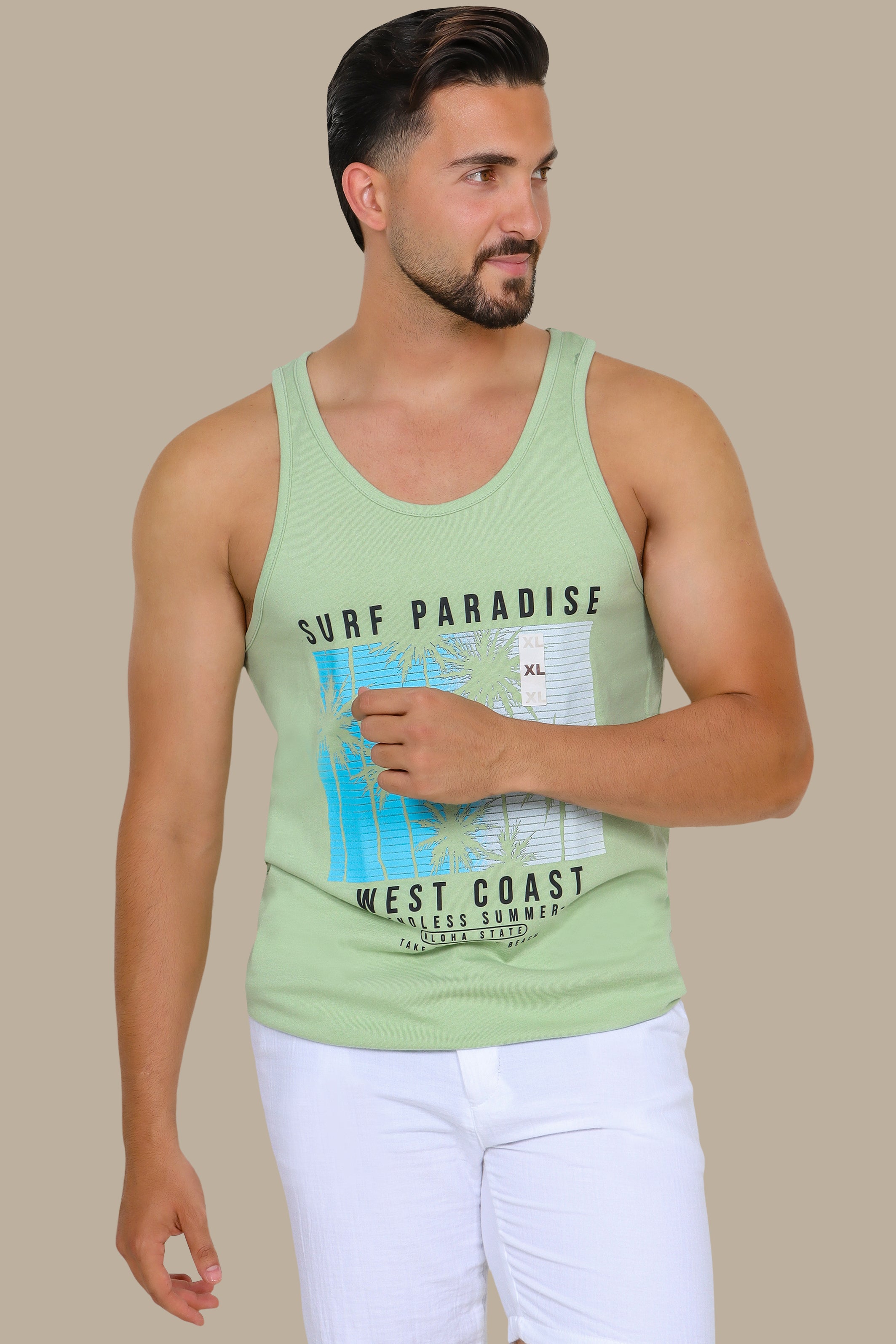 Beach Breeze: Sleeveless Surf Shirt
