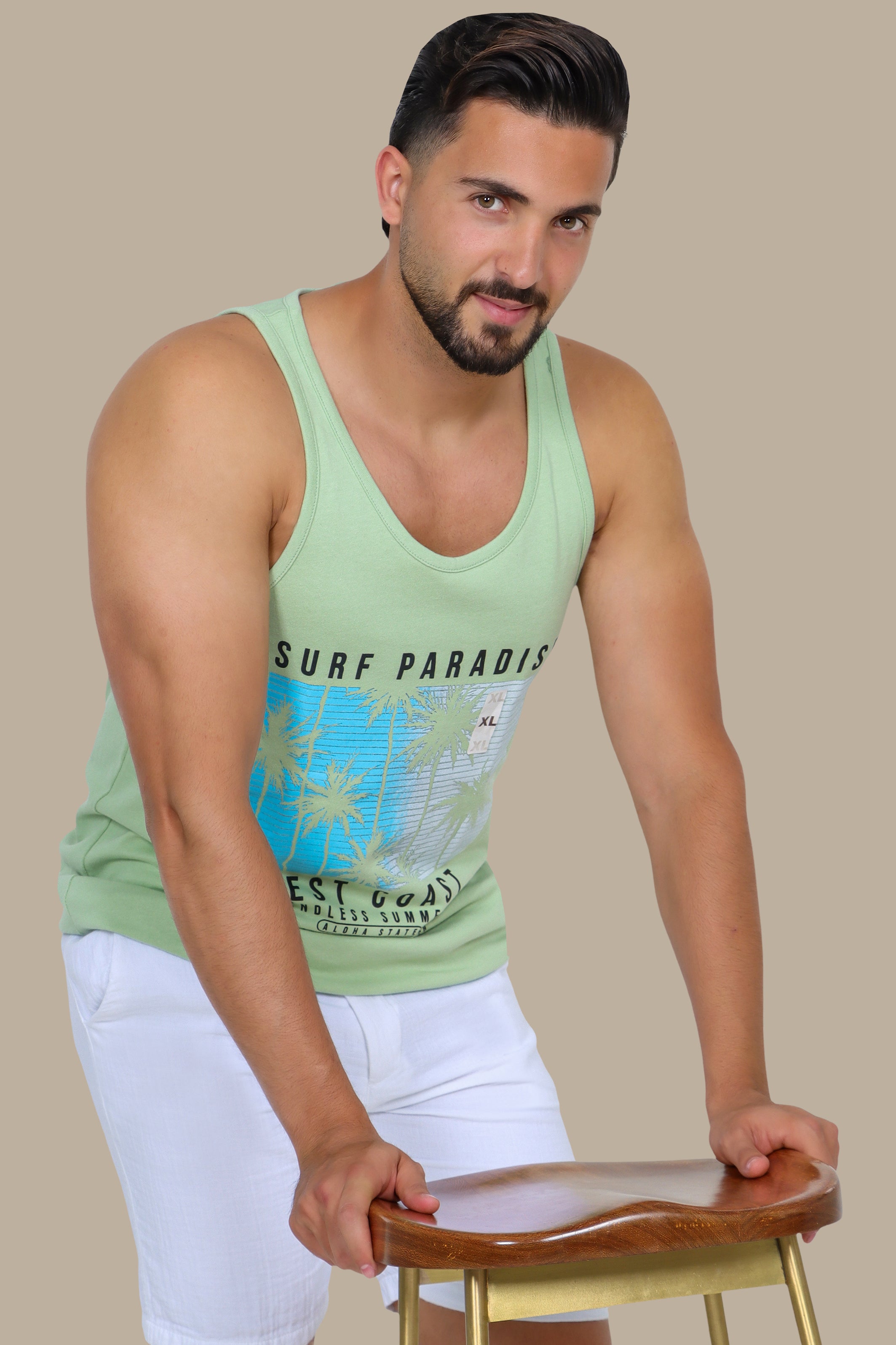 Beach Breeze: Sleeveless Surf Shirt