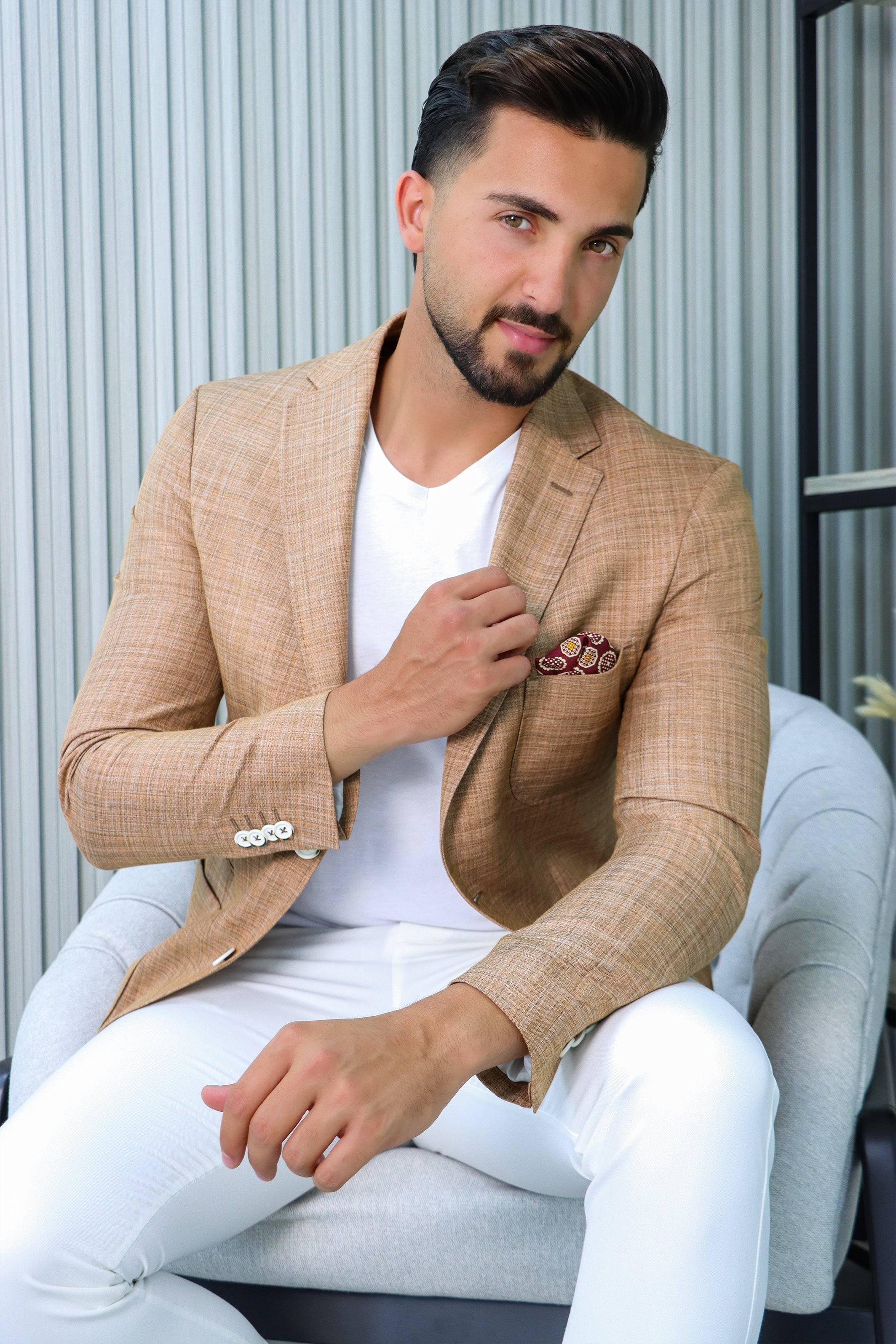 Blazer Fil a fil 3 Patch Pocket | Havan