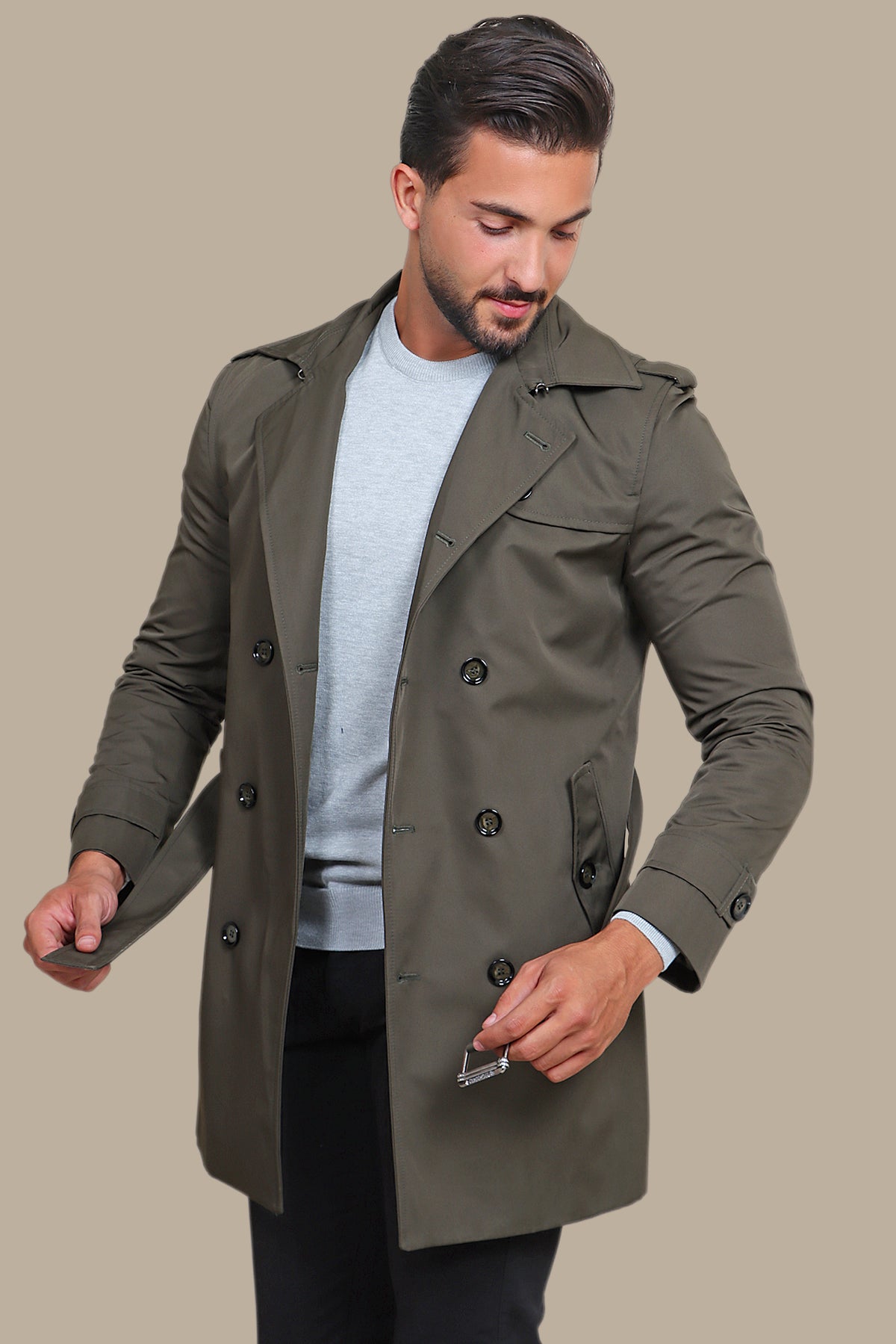 Defender: The Ultimate Trench Coat for Military Style