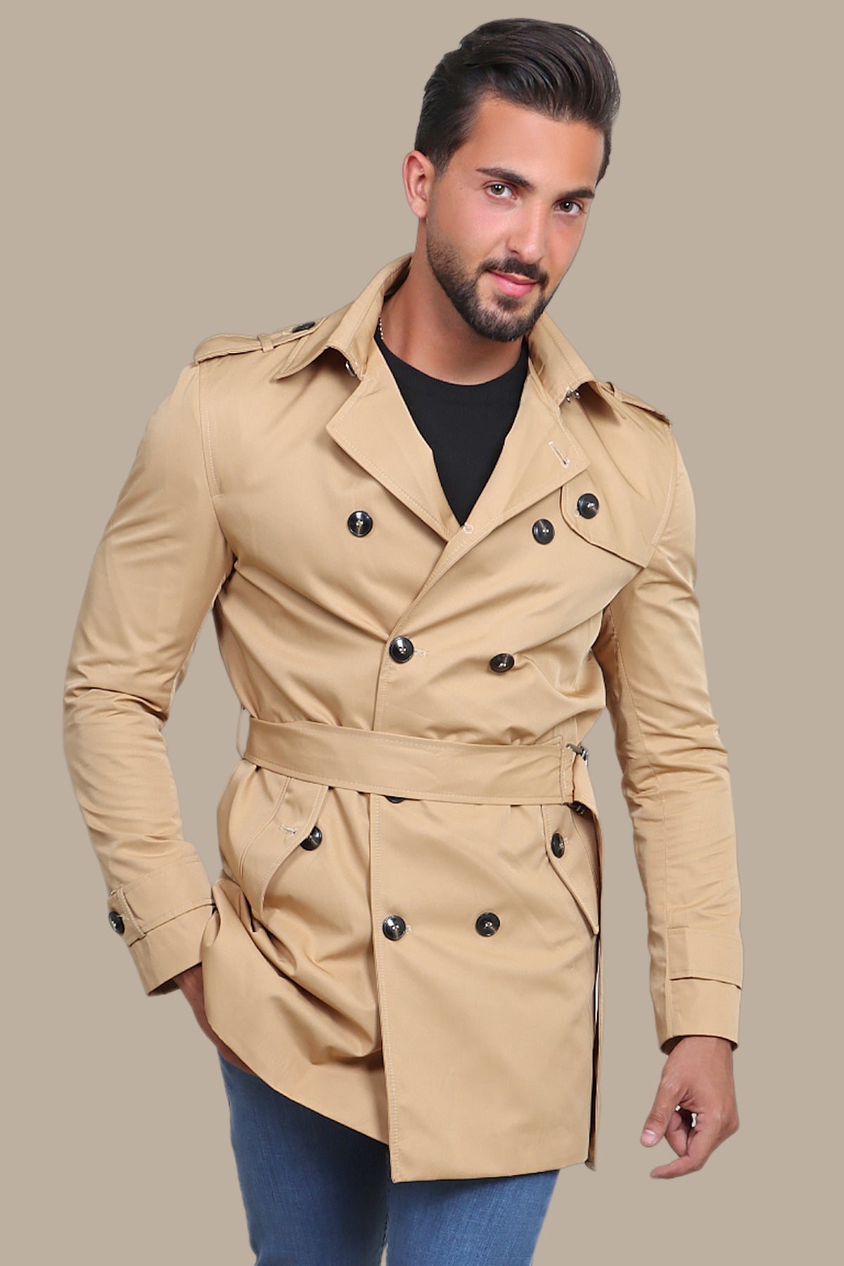 Defender: The Ultimate Trench Coat for Military Style