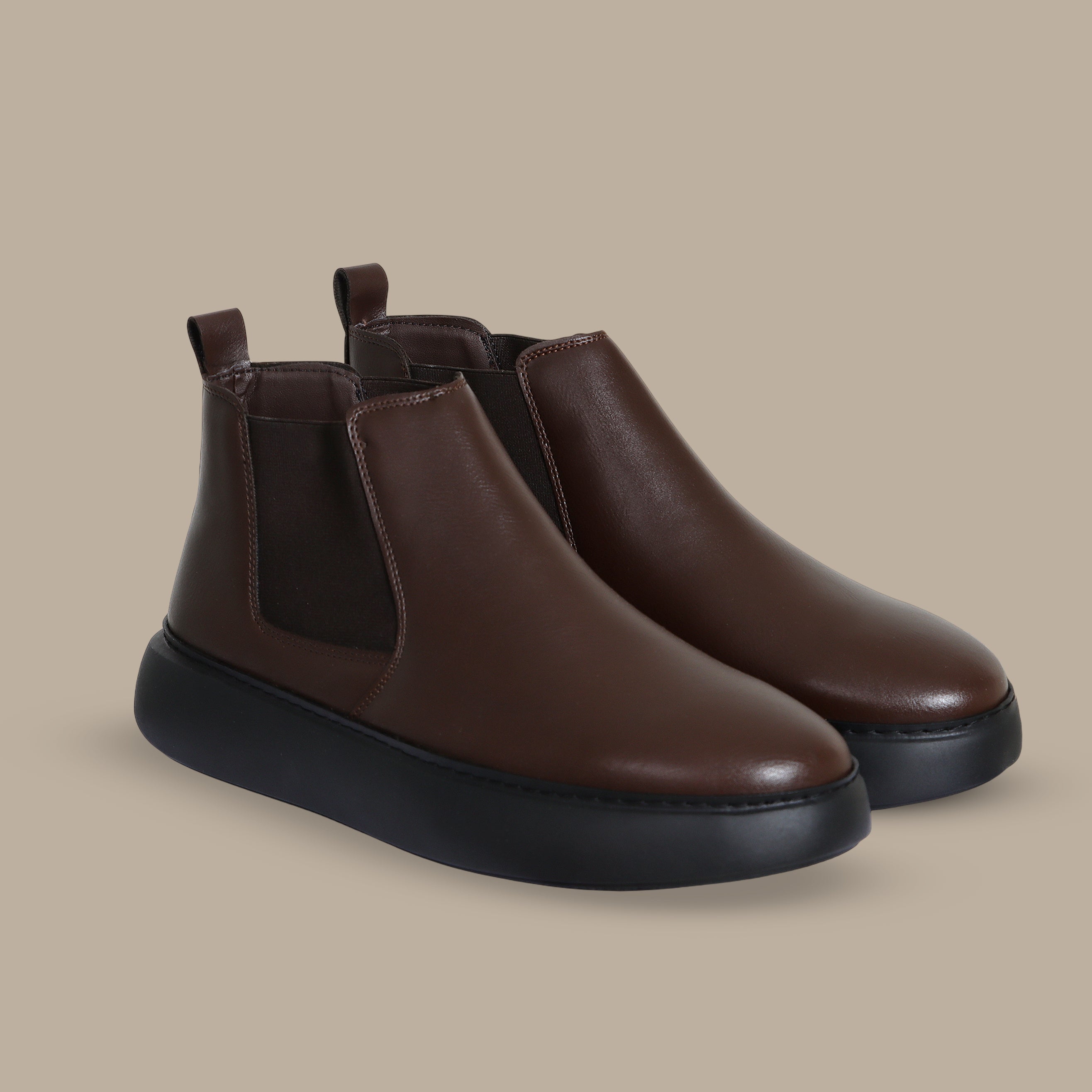 Casual Ankle Boots – Brown