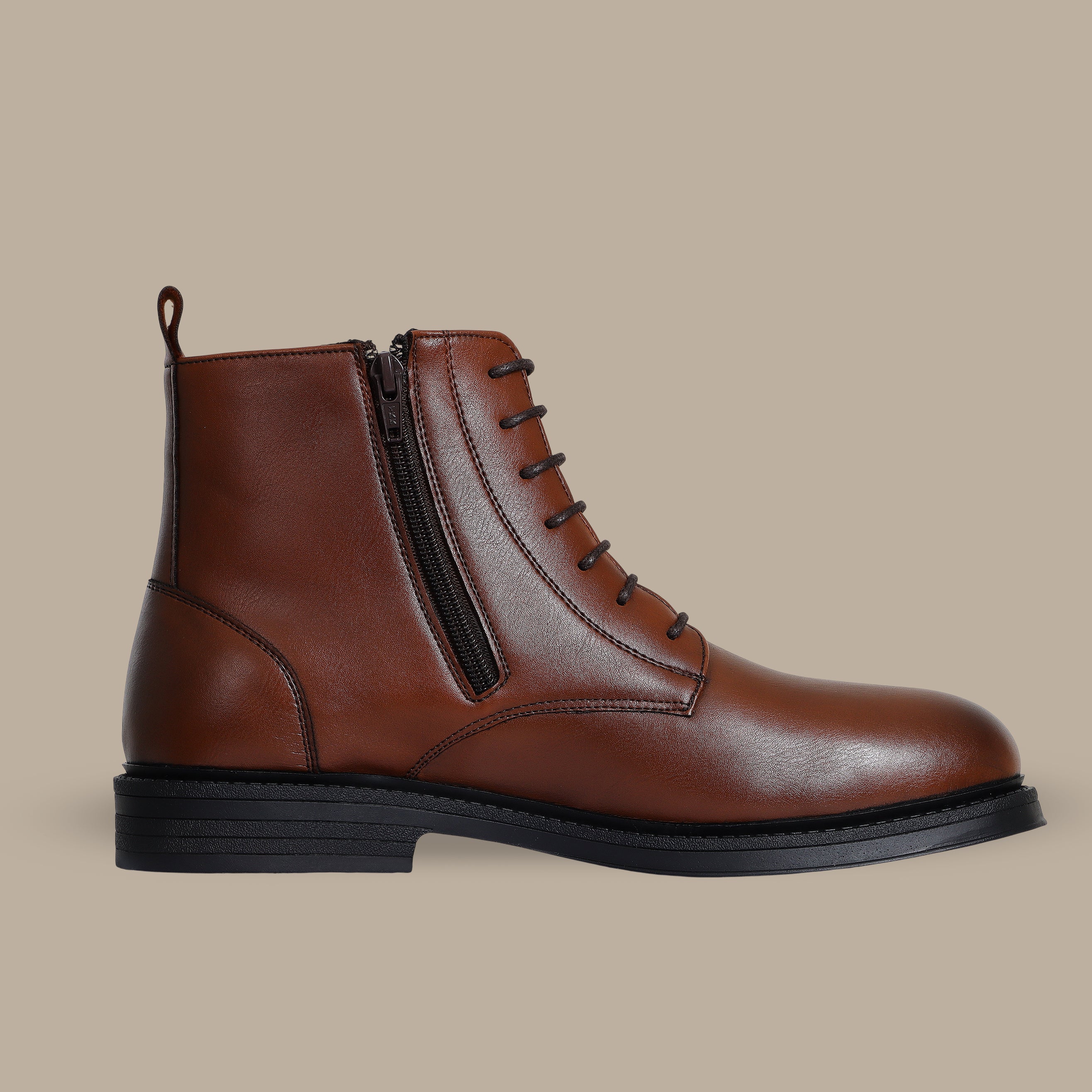 Classic Havane Lace-Up Ankle Boot