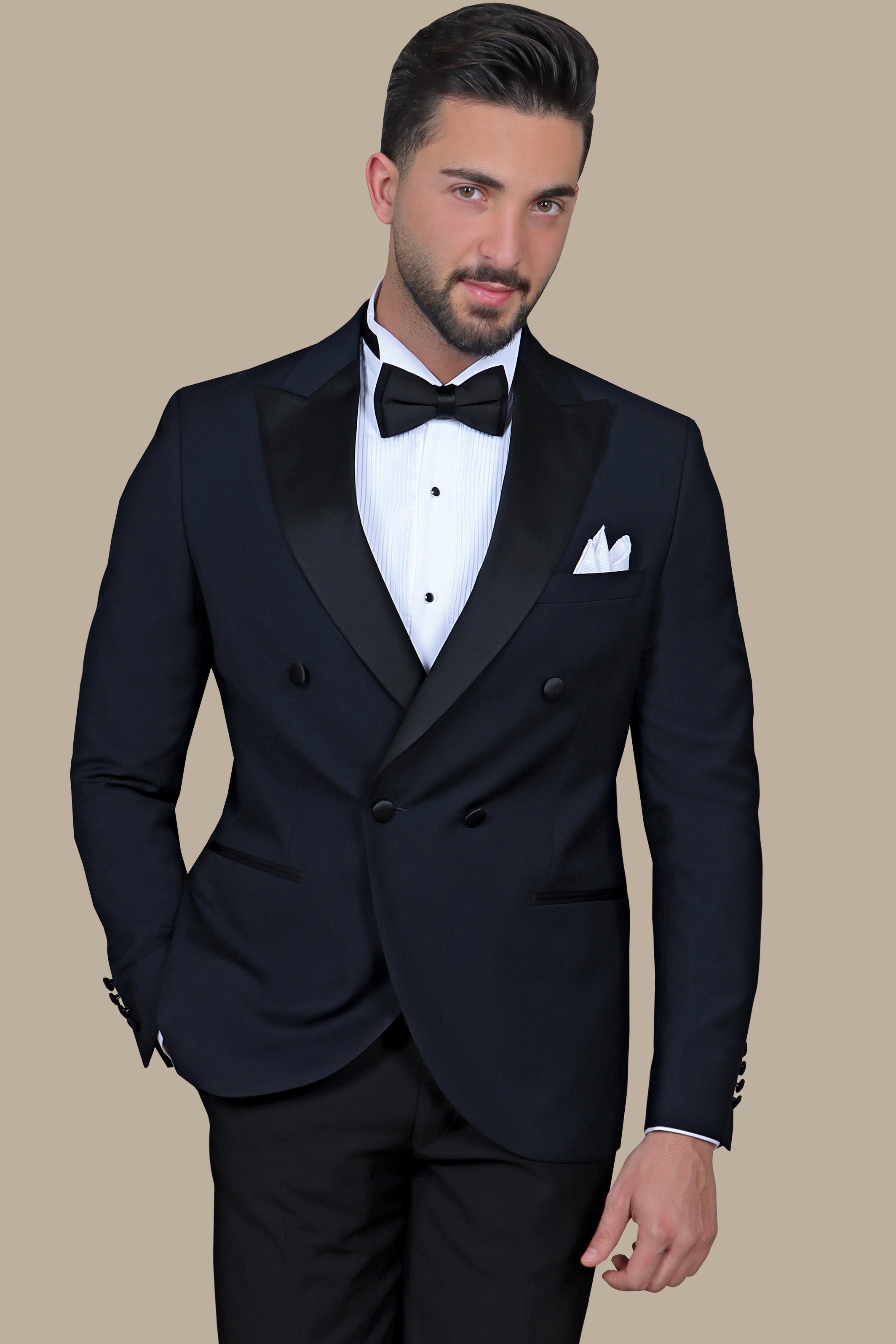 Blazer FV Double Breasted Wide Peak Navy