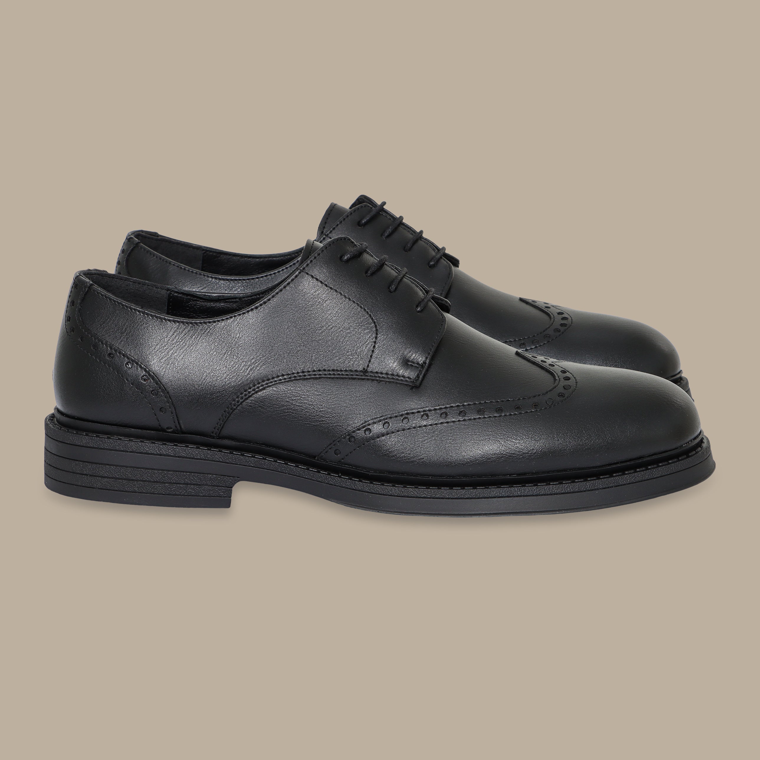 Black Smart English Loafers