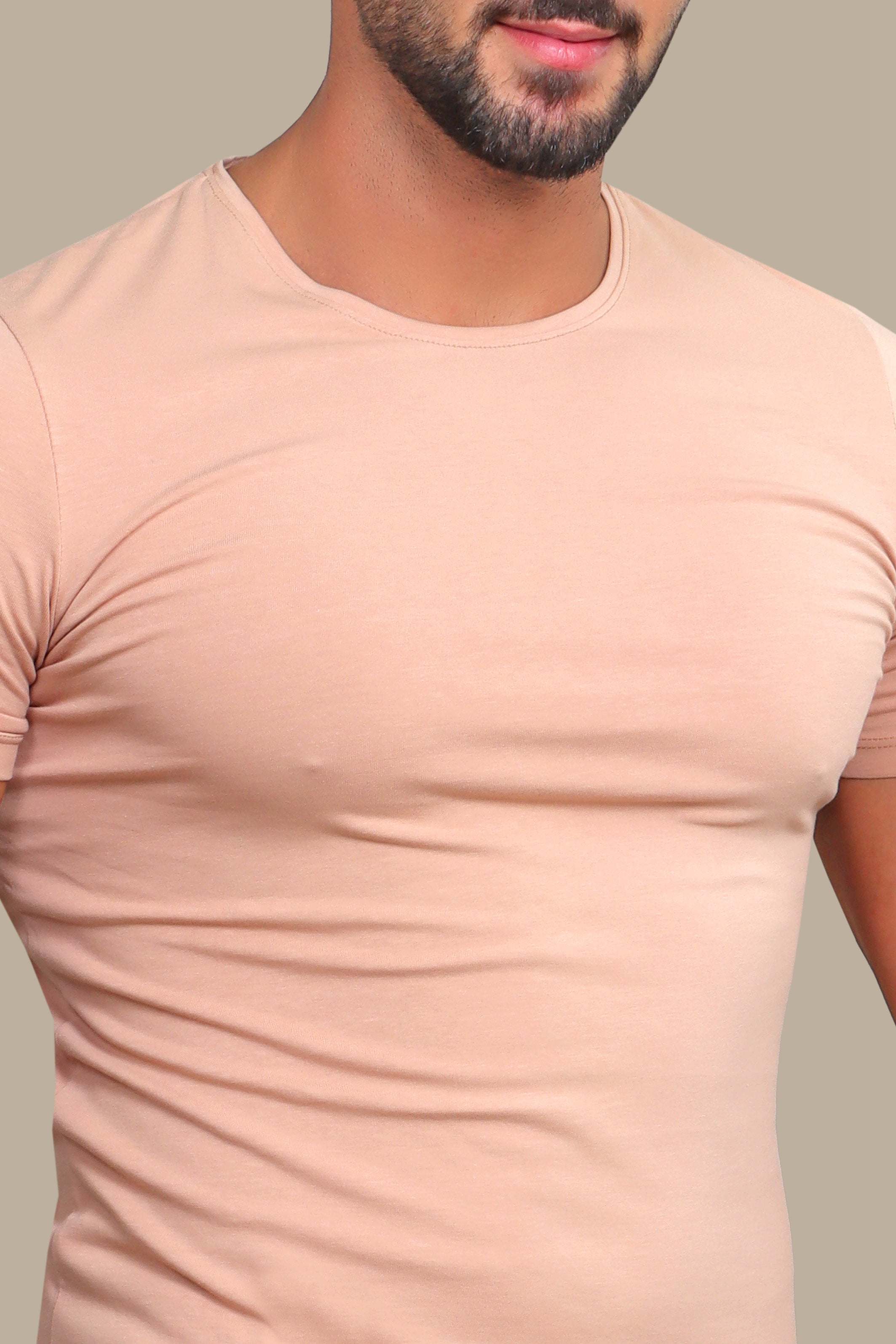 Basic Round Neck Short Sleeve T-Shirt