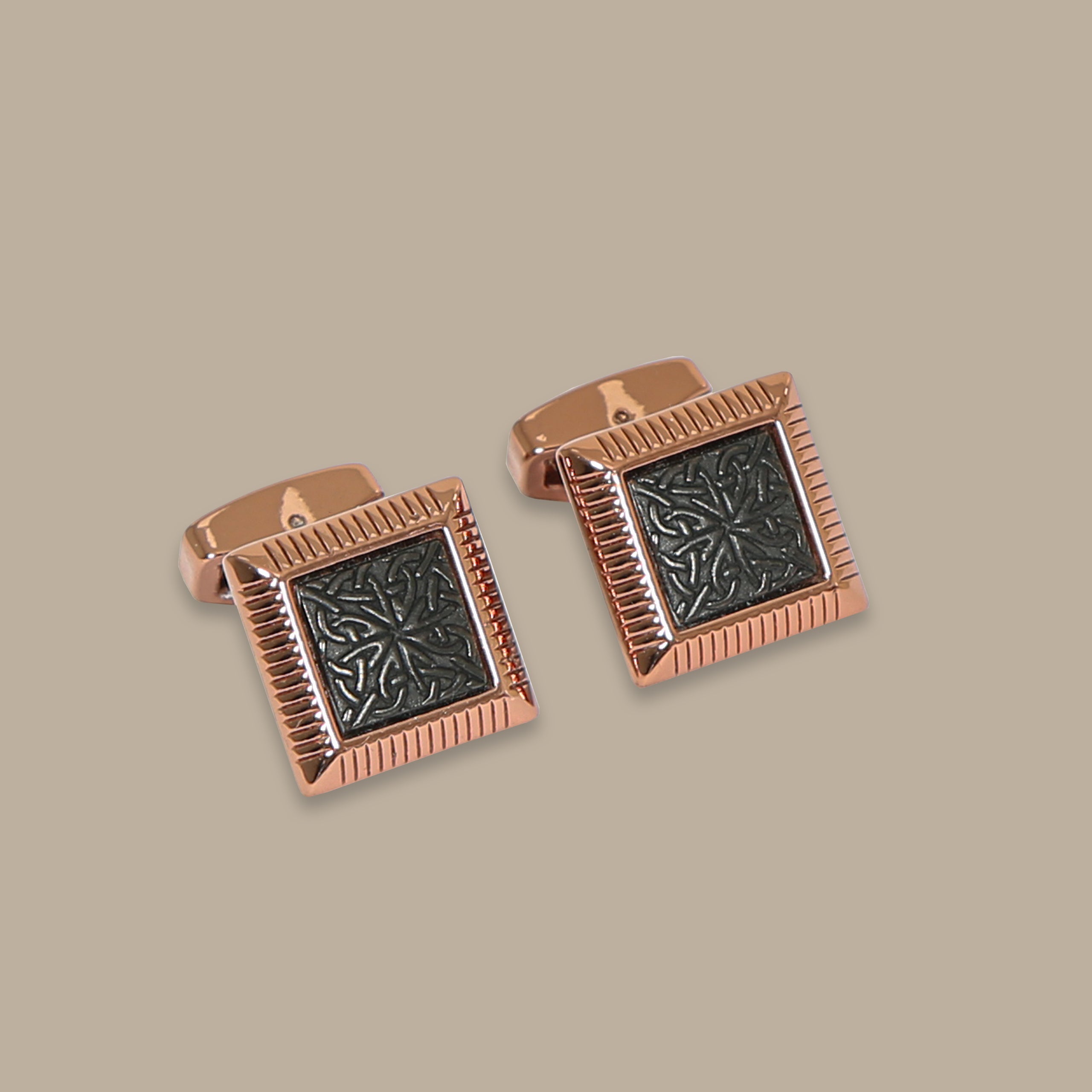 Rose Gold Square Cufflinks