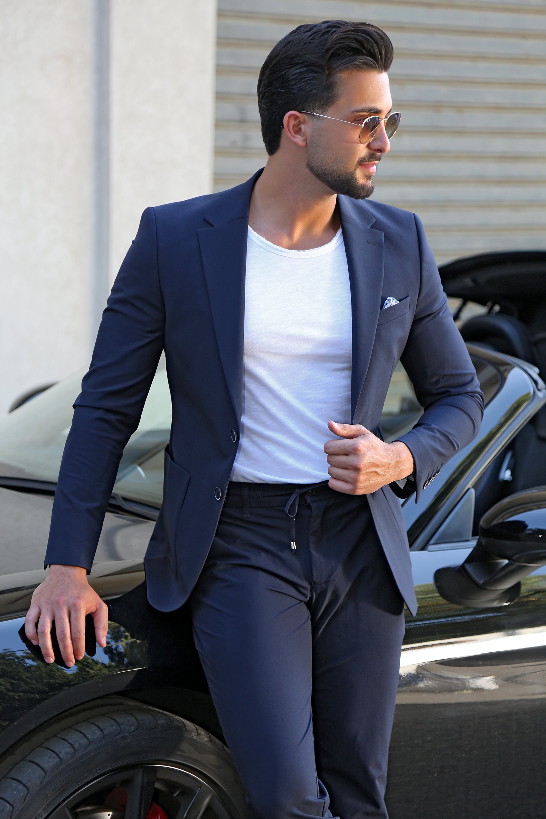Plain Patch Pocket Travel Suit