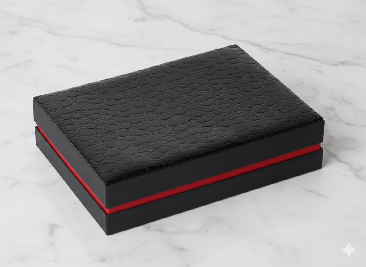 Black Croco Gift Box: Large