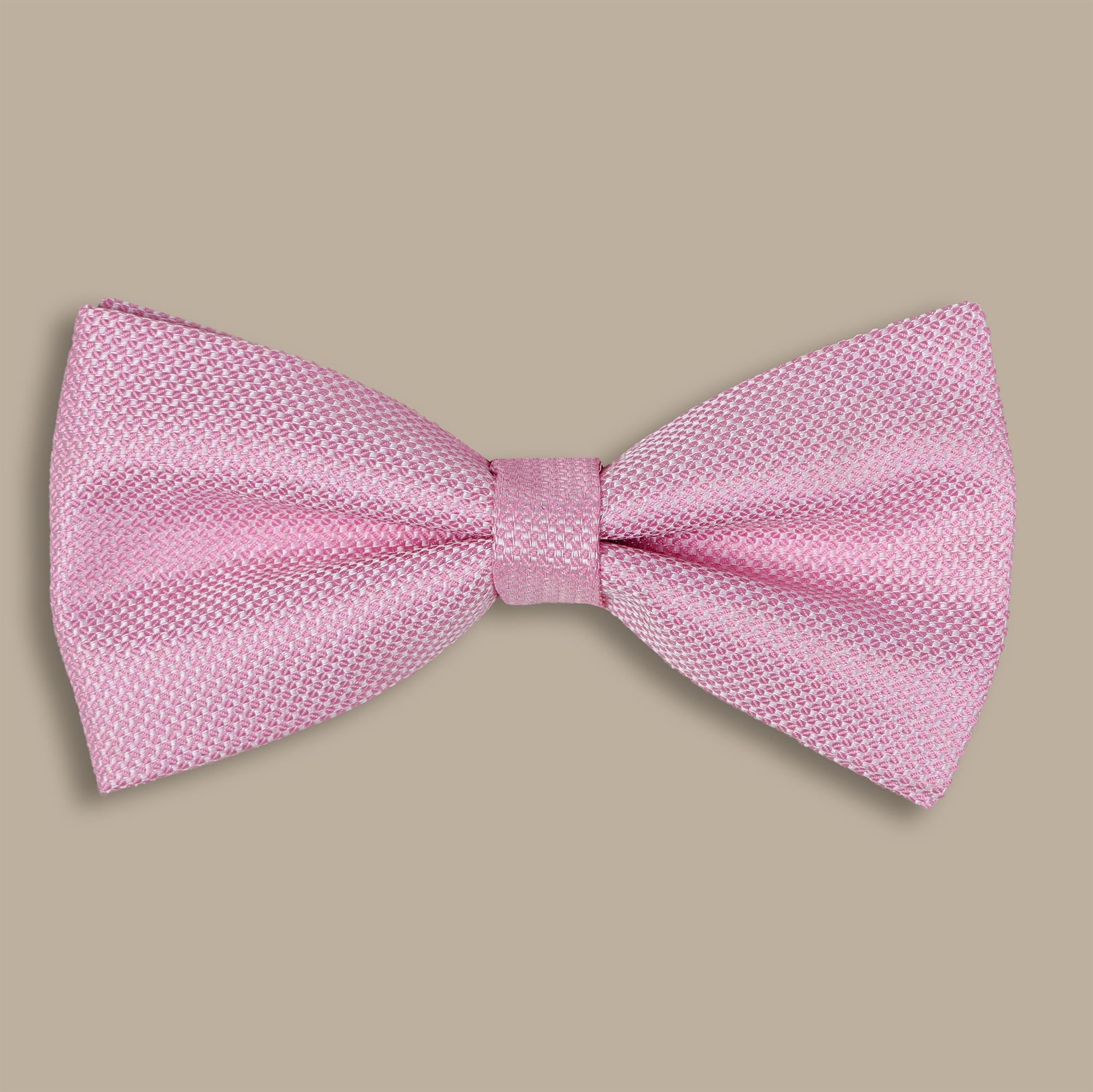 Pink Structured Bowtie