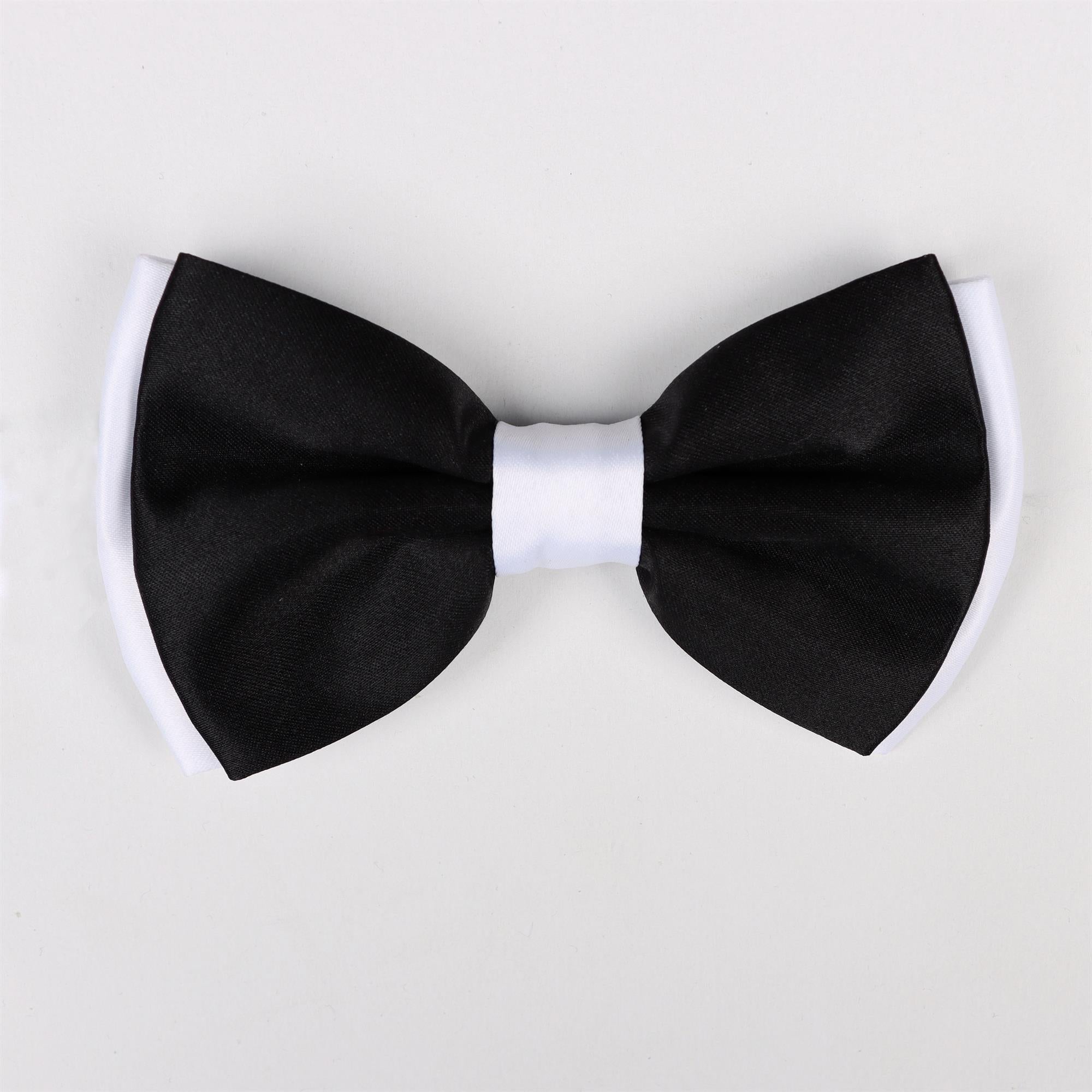 Big Double White Bowtie